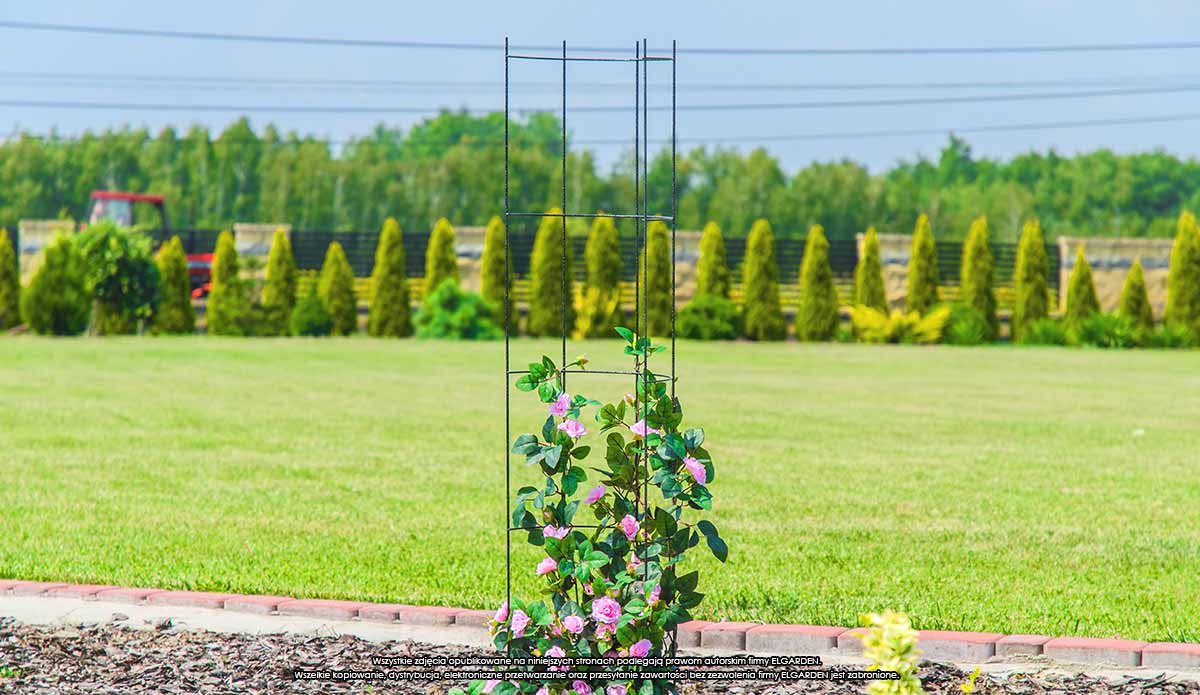 Pergola ogrodowa na kwiaty 150 cm, czarna
