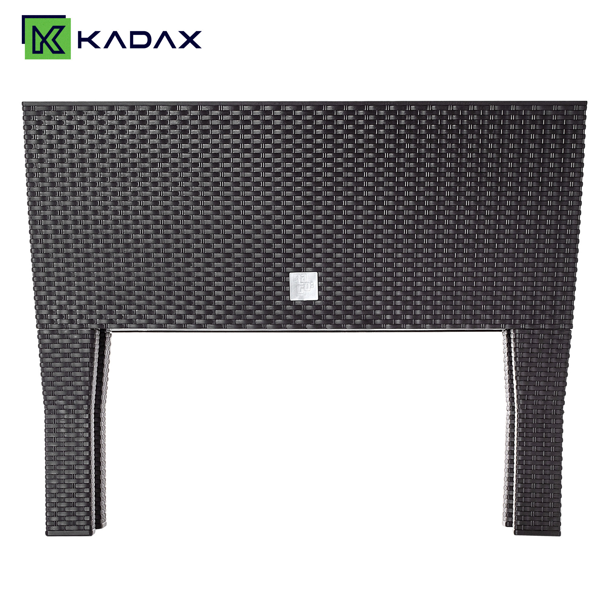 Doniczka z systemem nawadniania Trikala 80 cm, ciemny brąz