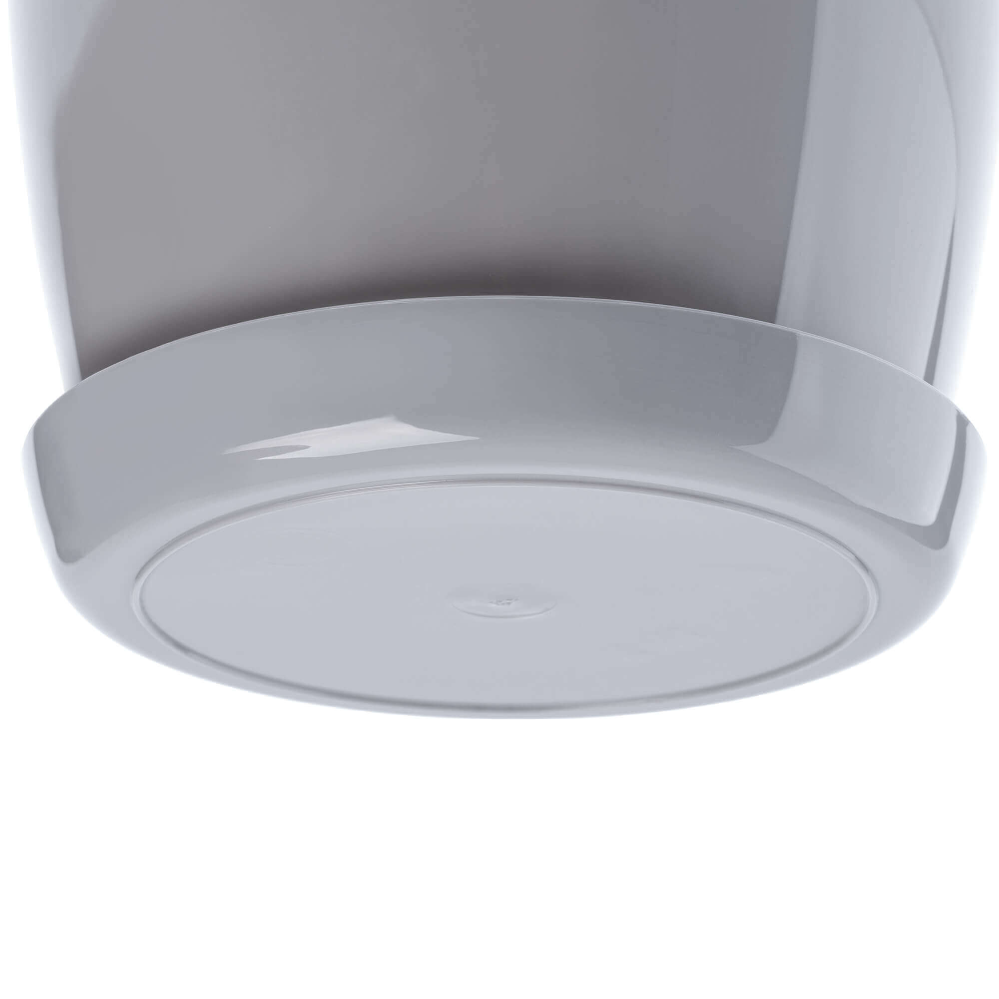 Doniczka Agen z podstawką 28 cm, szara