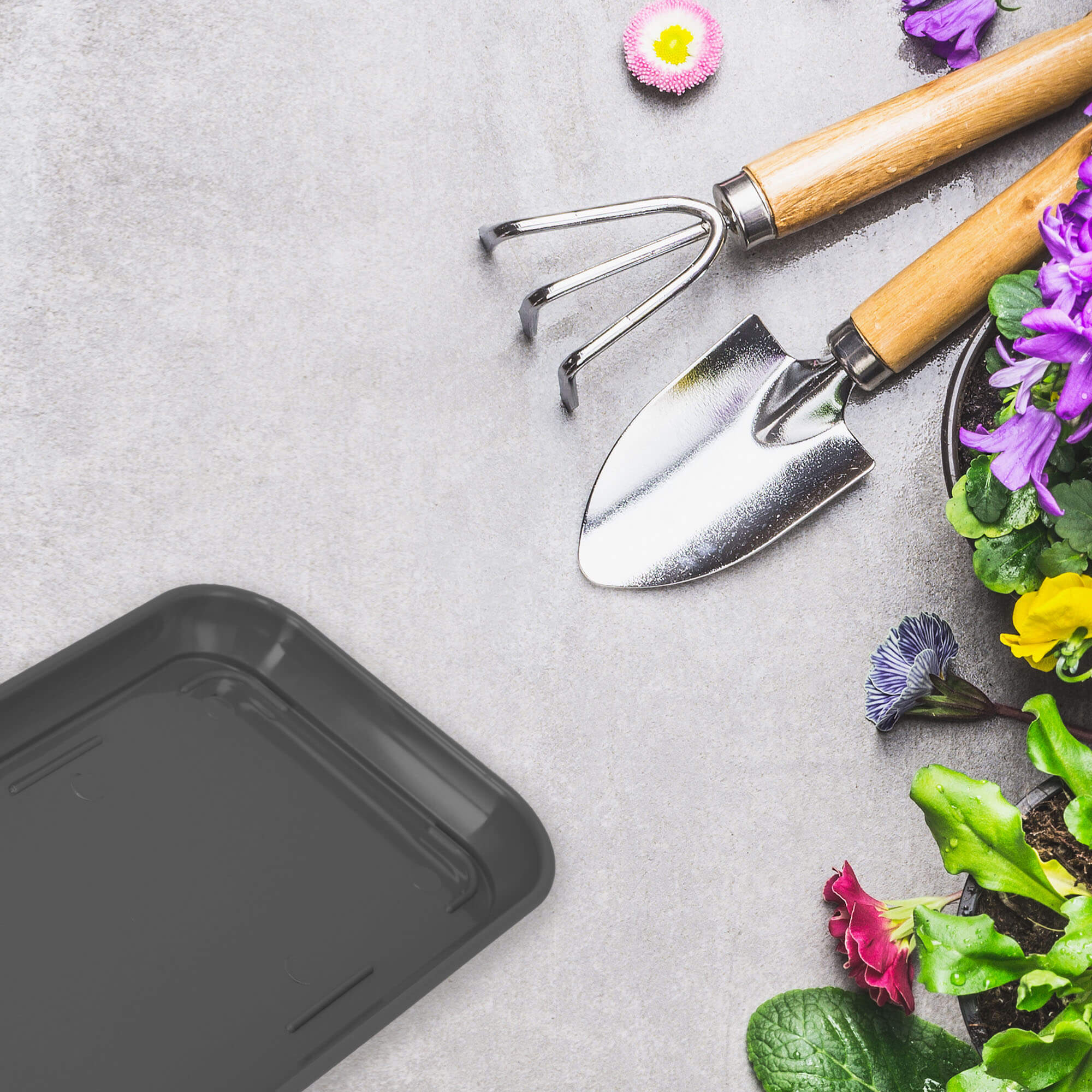 Podstawka na skrzynkę balkonową Evron 40 cm, antracyt