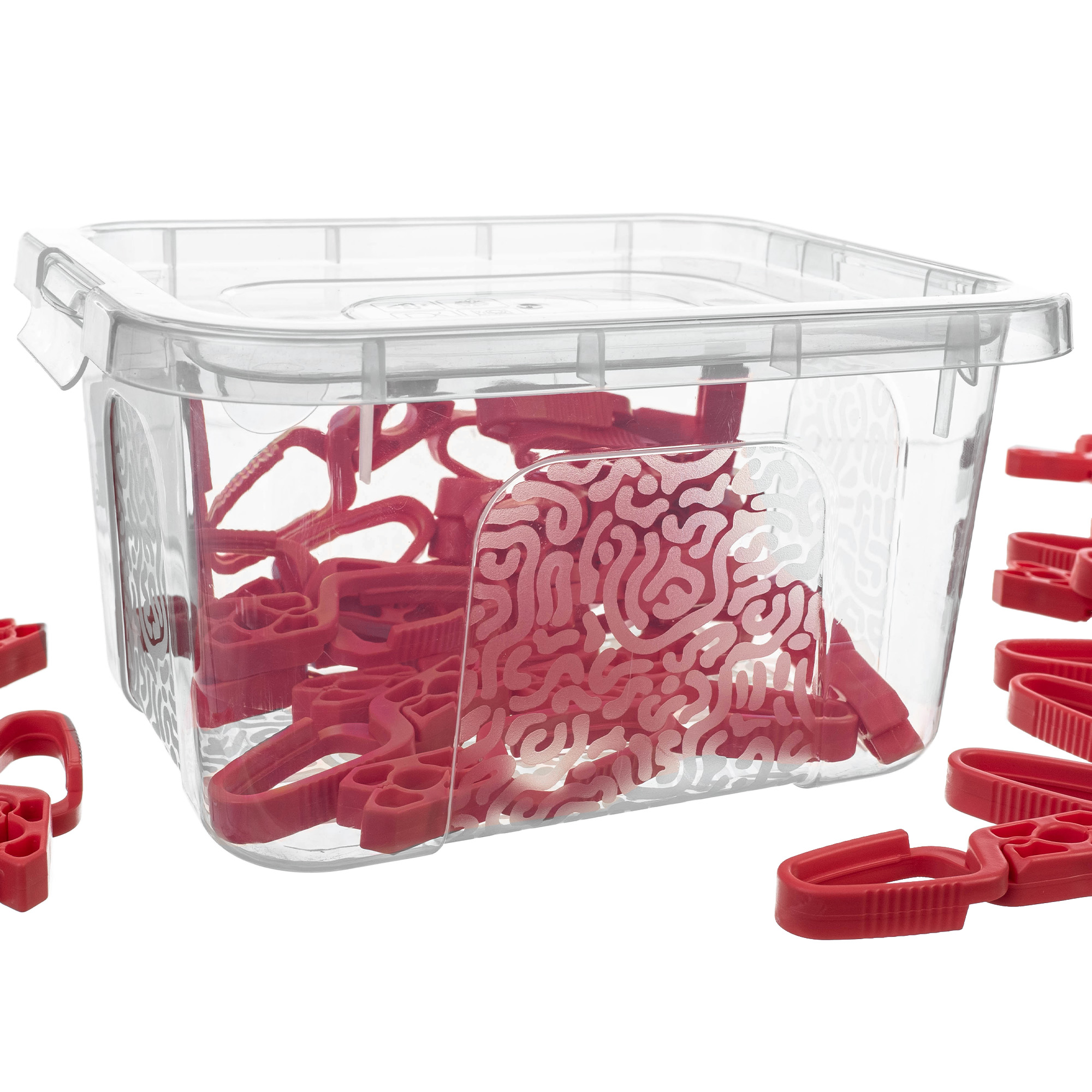 Klamerki na pranie Albet czerwony 50szt+multibox