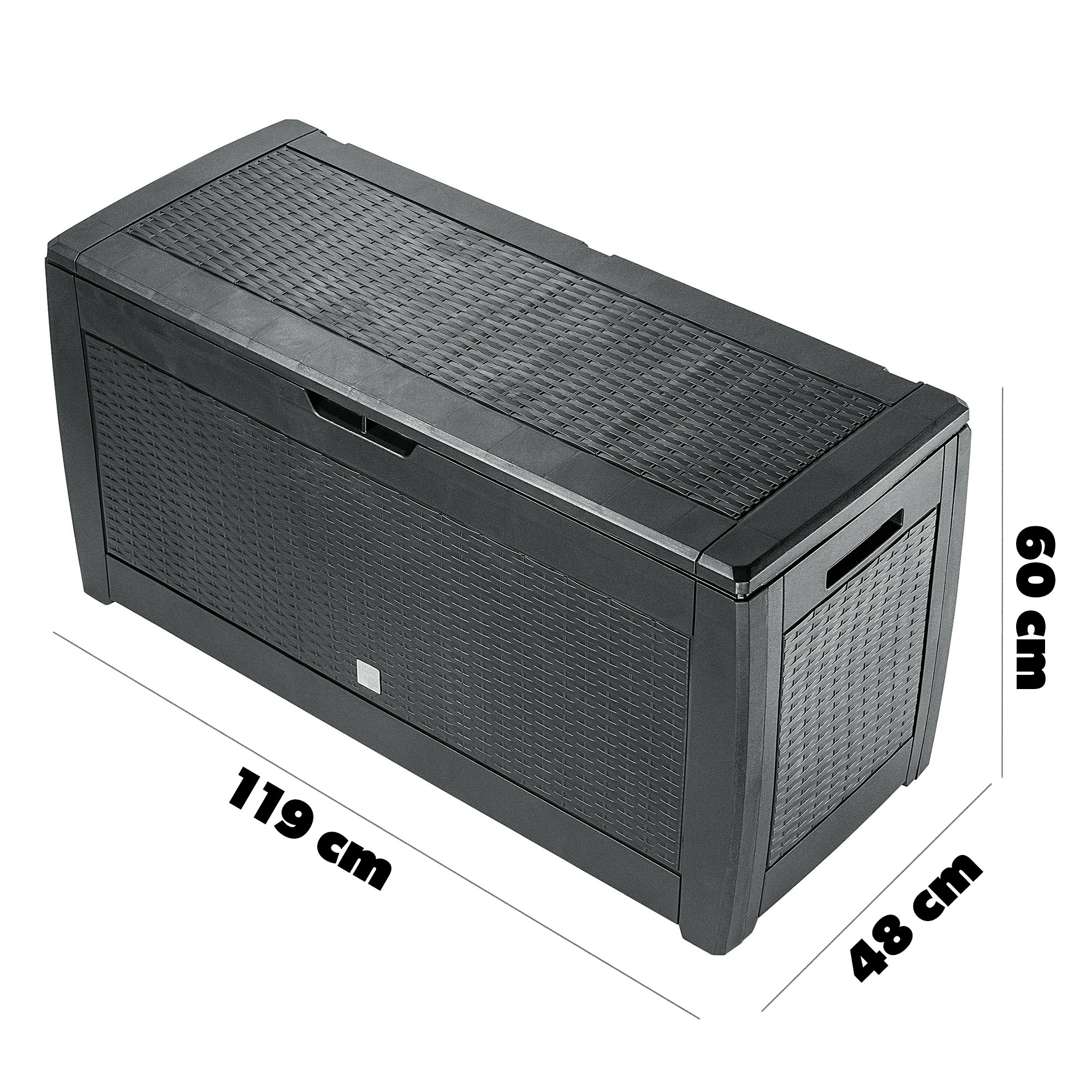 Skrzynia ogrodowa Weria 310L, antracyt