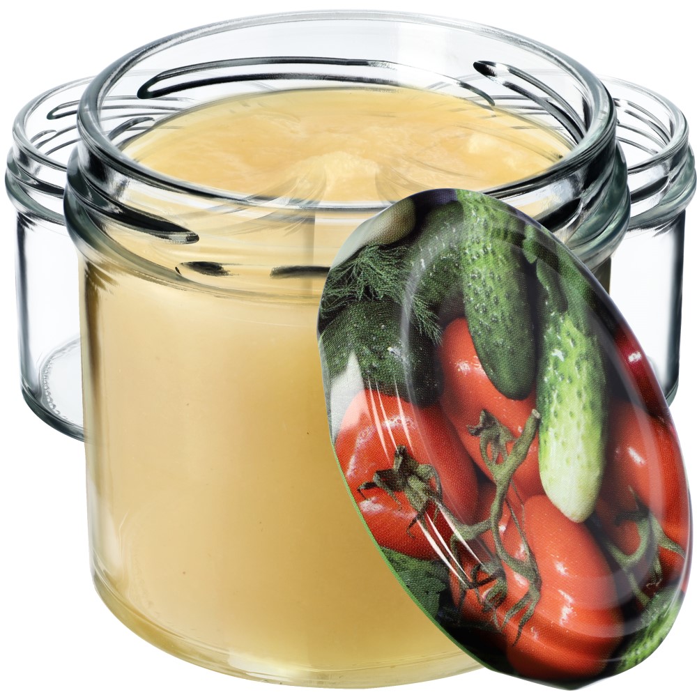 Słoiki Vigo 140ml 20szt 66mm + wieczko "Warzywa"