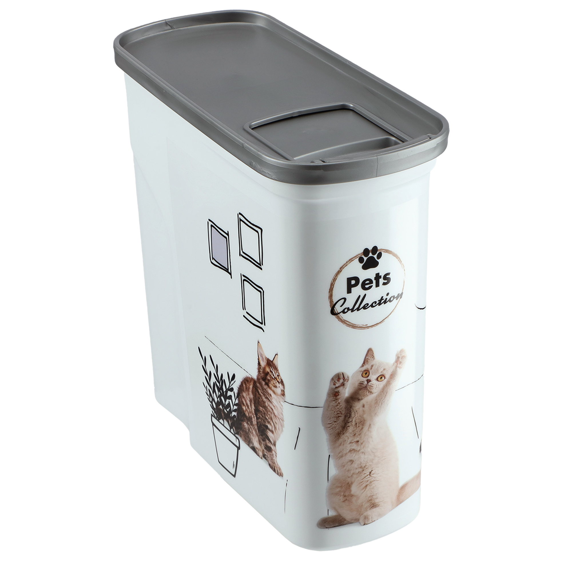 Pojemnik na karmę dla kota Curver Pet Life 2L