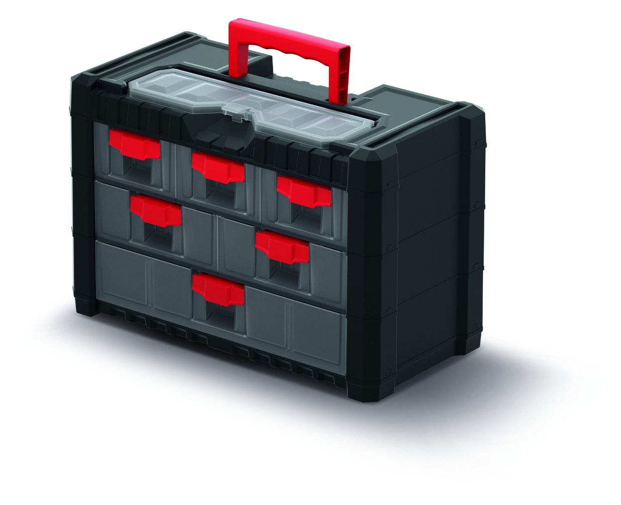 KISTENBERG Organizer narzędziowy Multicase Cargo 301 - KMC301 - czarny