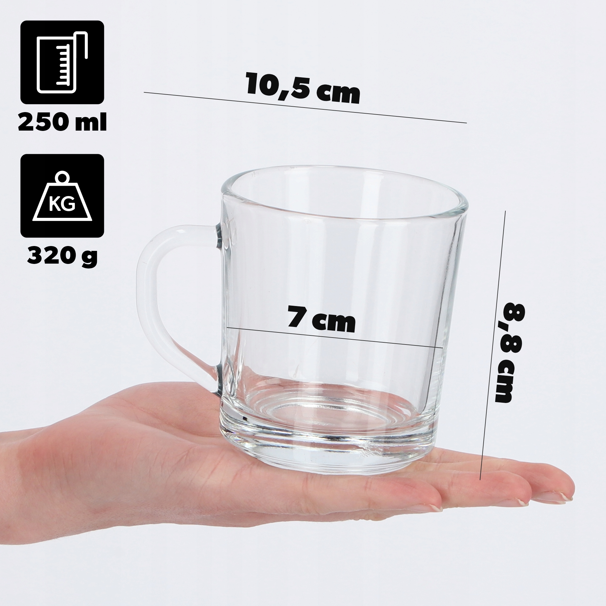 Szklanka do herbaty Radal 250 ml 1 szt