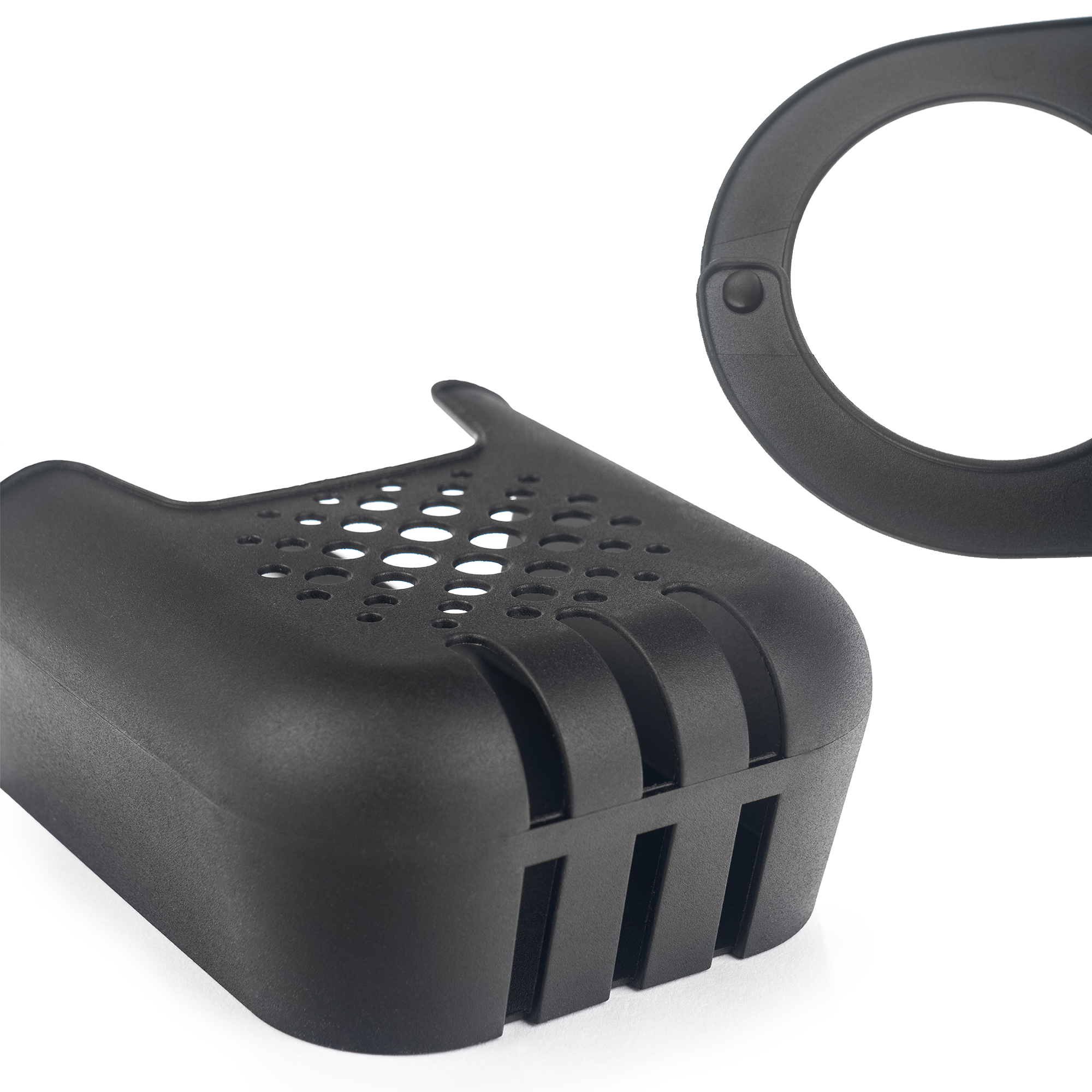 Wiszący organizer Cascia z gąbką czarny