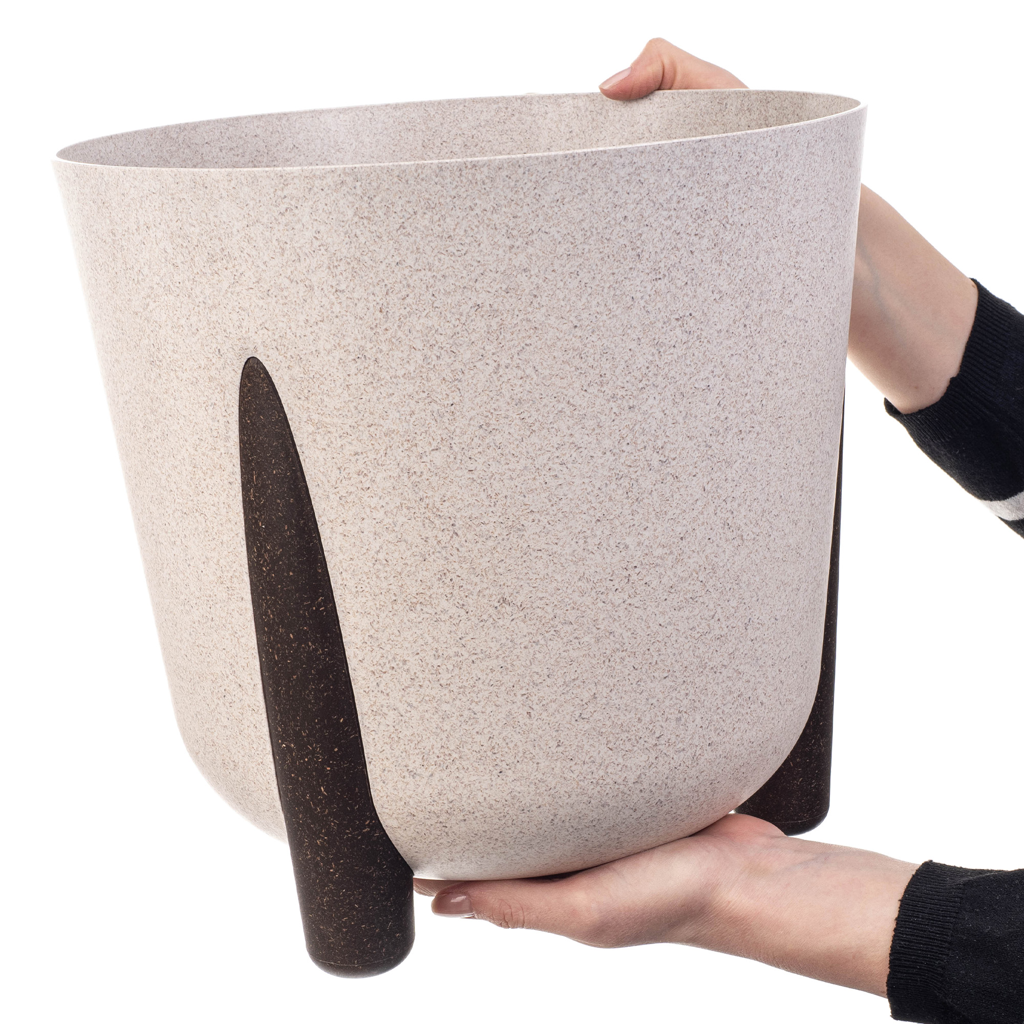 Doniczka osłonka Nauze 30cm biała