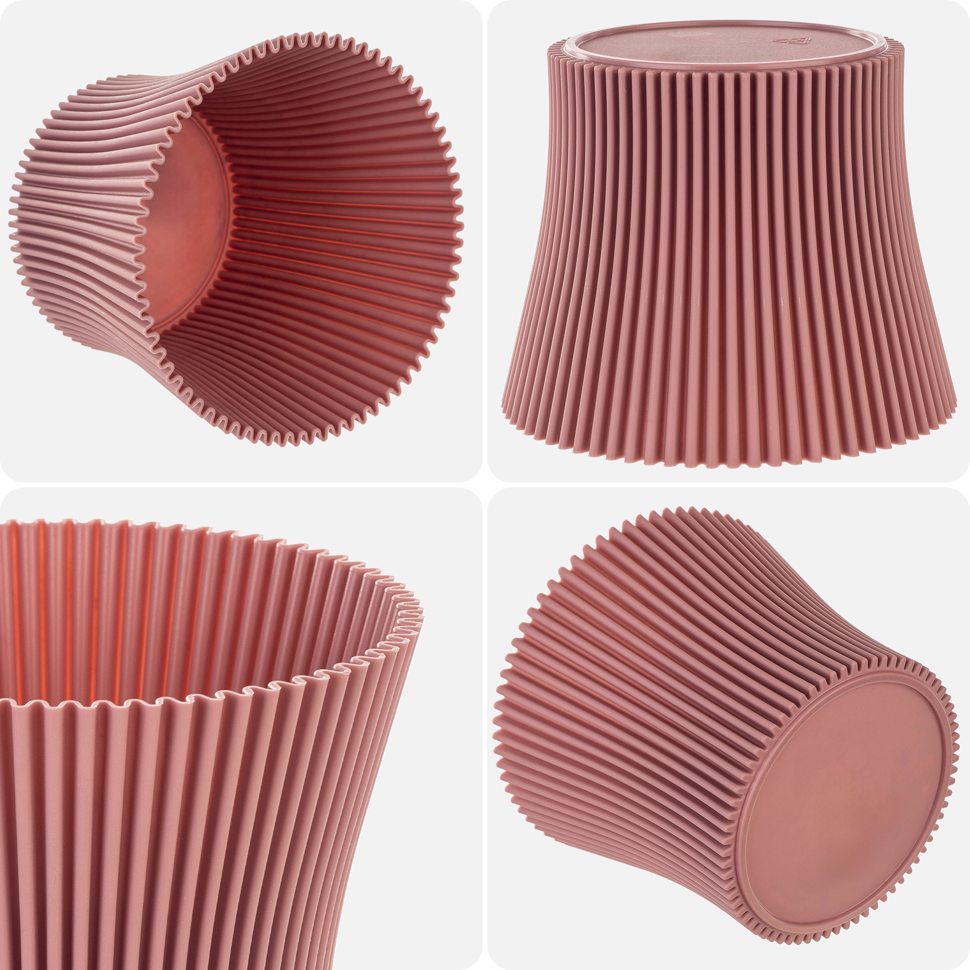 Doniczka na kwiaty Estrela 12cm różowy