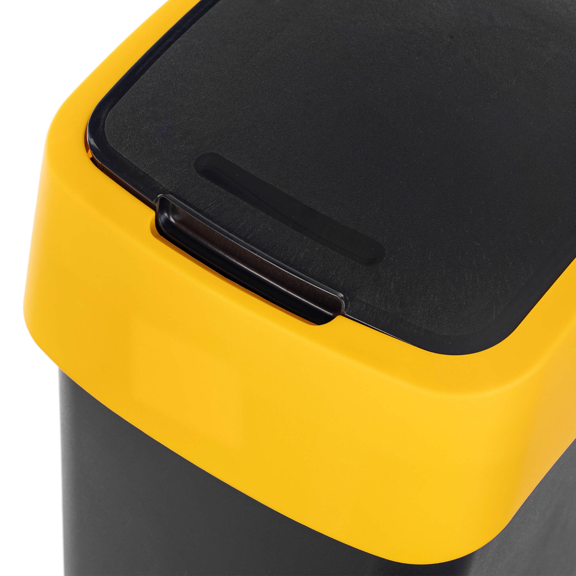 Kosz na śmieci Curver Flip Bin 9L czarno-żółty