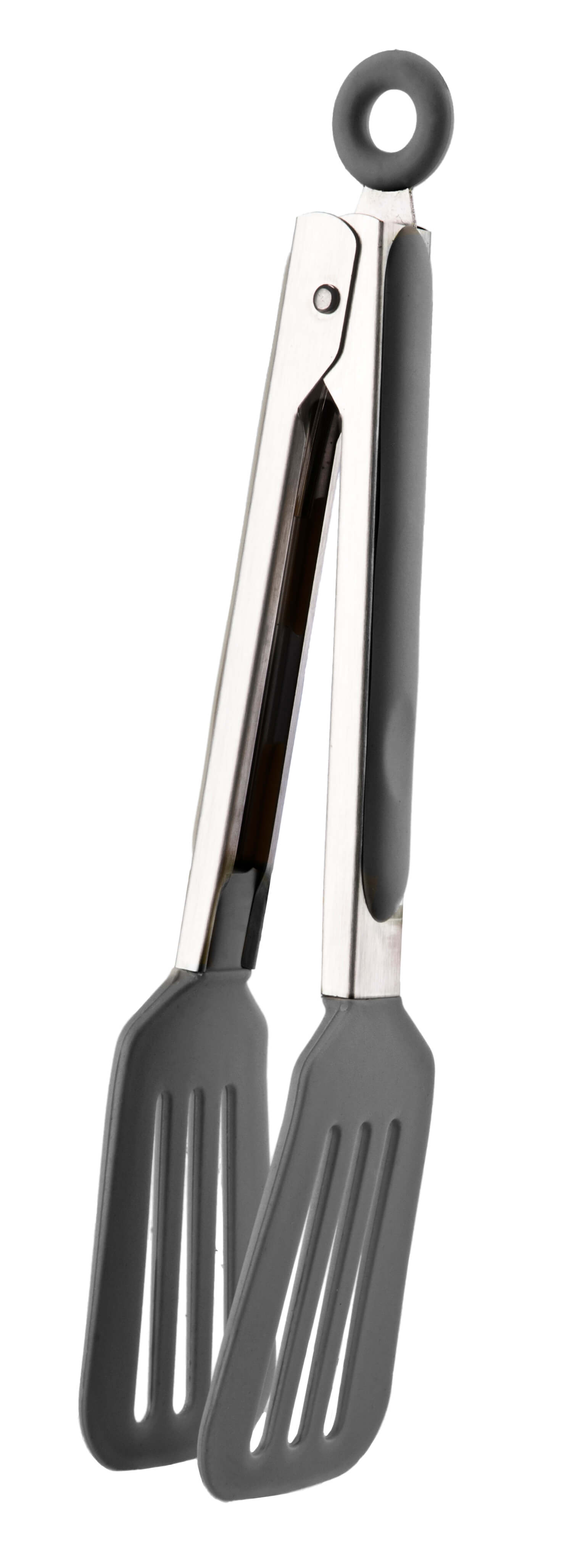 Szczypce kuchenne do potraw Trepuzzi 26 cm, czarne