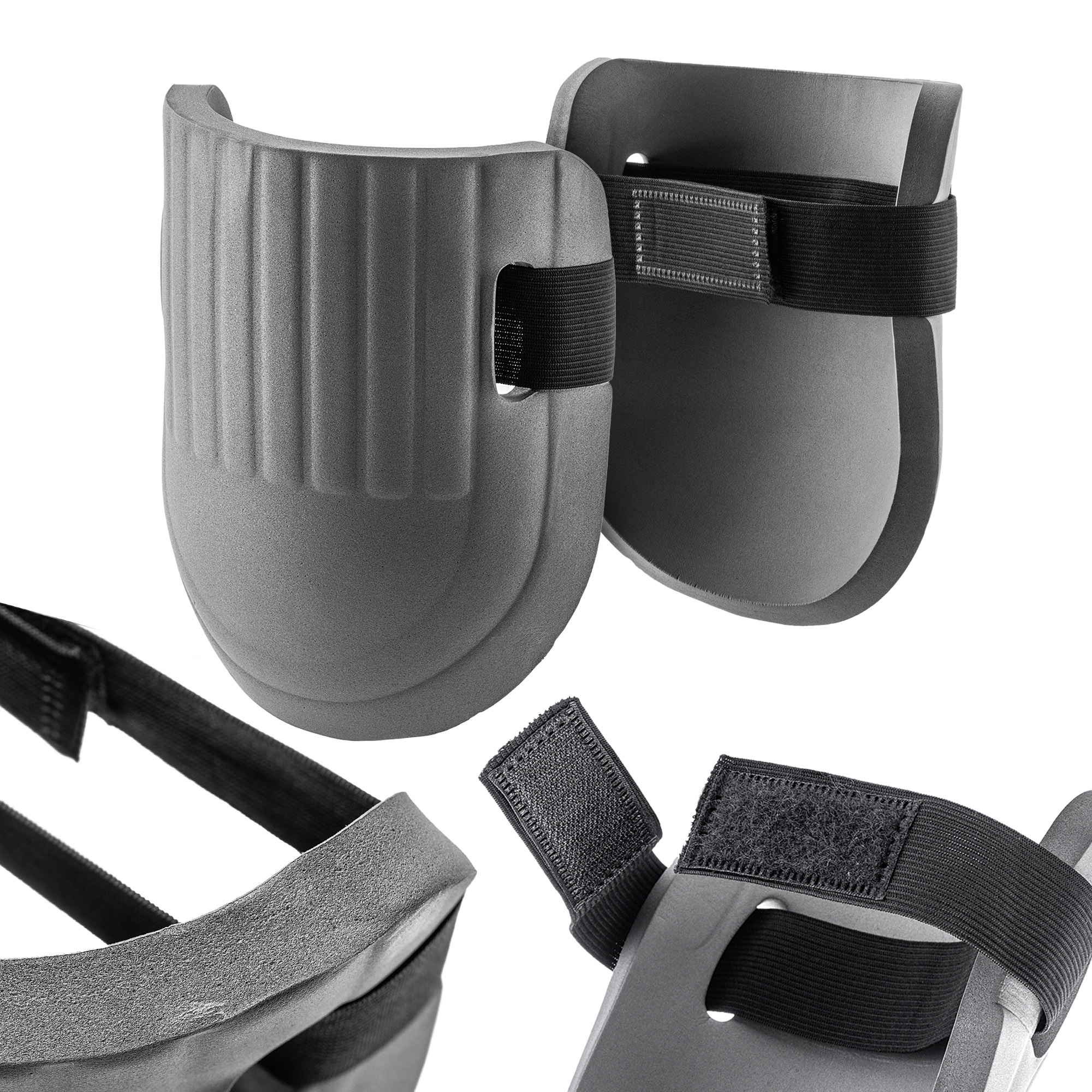 Nakolanniki ogrodowe Rute 18 x 14 cm, szare