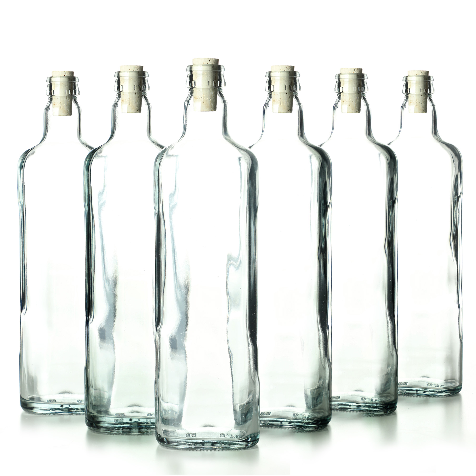 Butelka z korkiem Rotzo 0,7L z korkiem fi21, 6 szt.