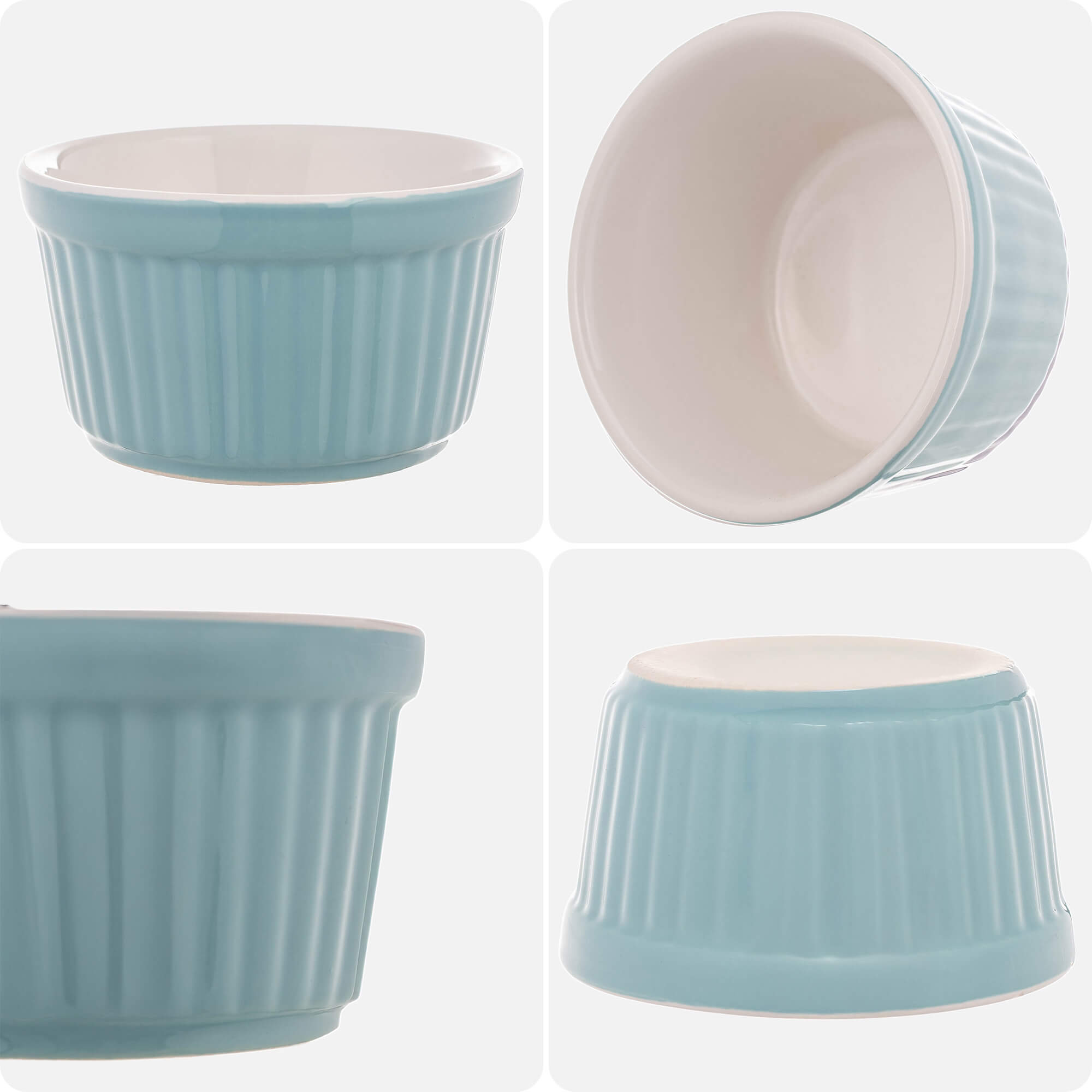 Naczynie ceramiczne do zapiekania Maes 9 x 5 cm miętowe 1 szt.