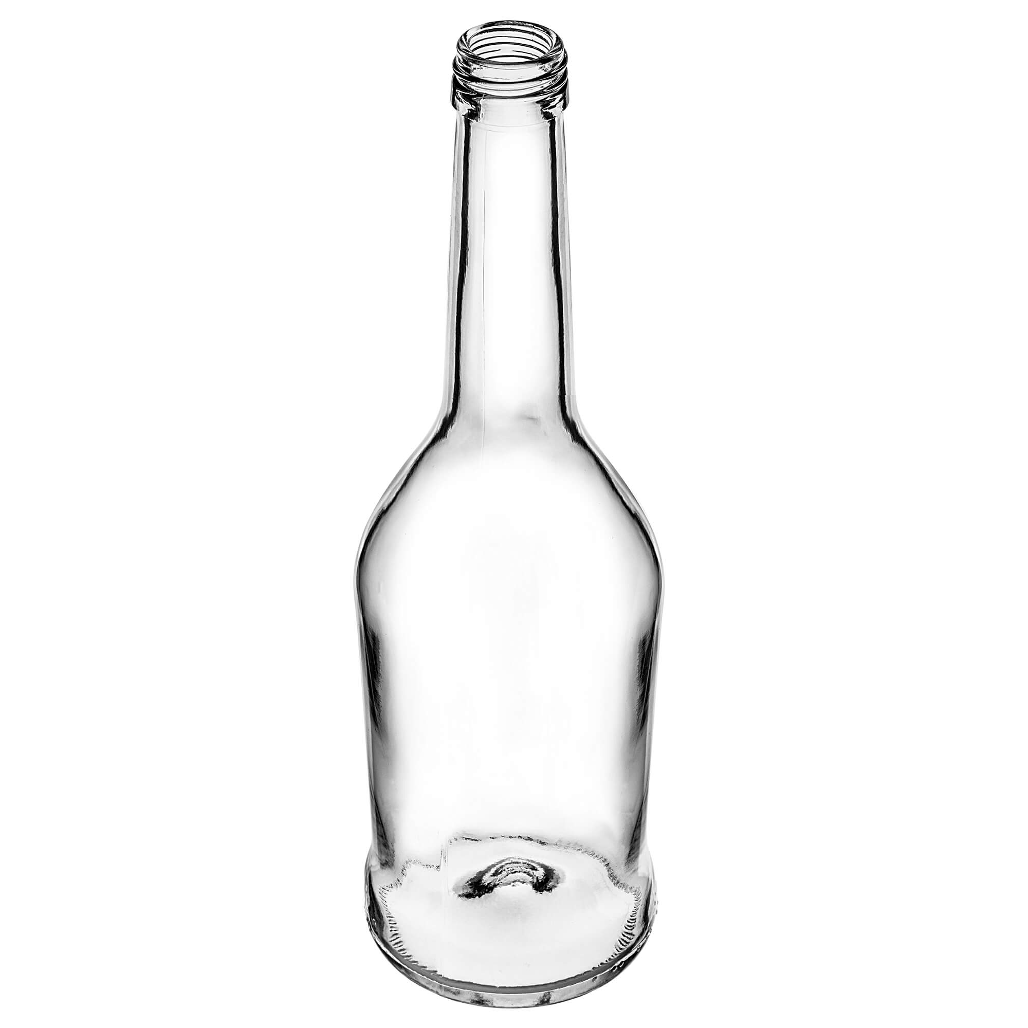 Szklana butelka na nalewkę Loiret 500ml z srebrną zakrętką 10 szt.