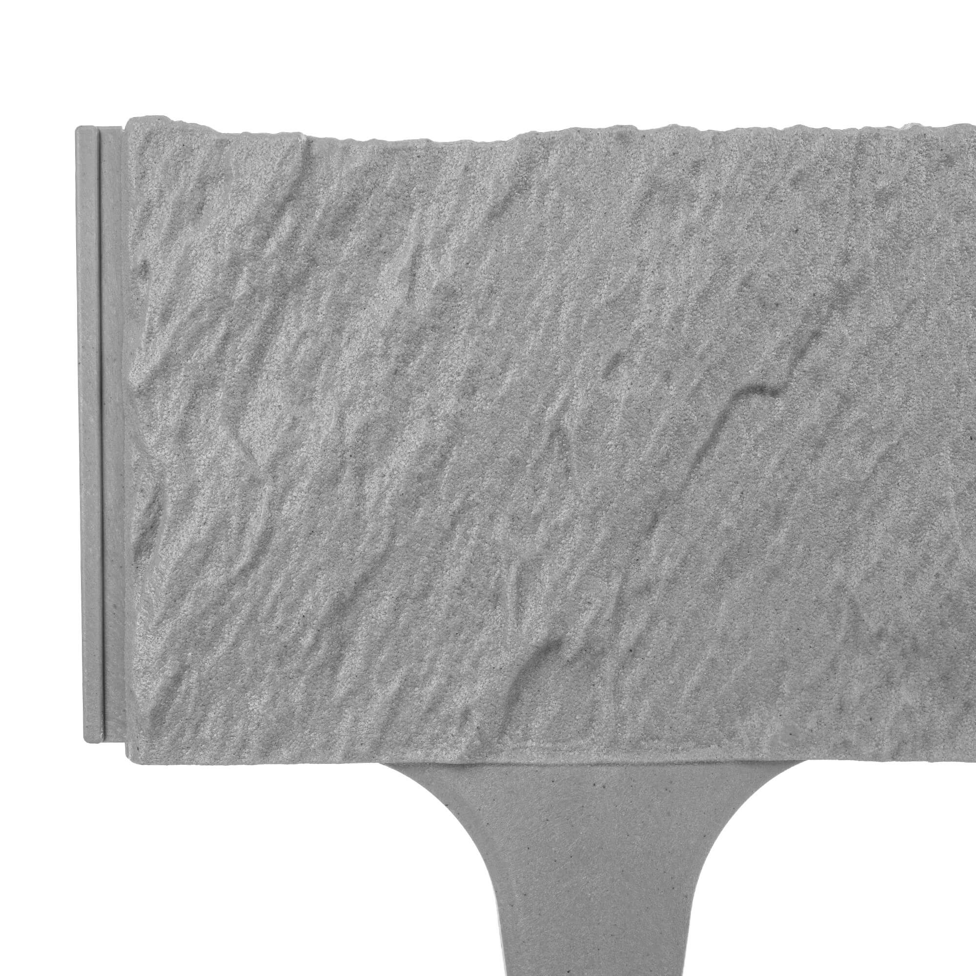 Obrzeże ogrodowe Averton 78 x 9 cm szary kamień 5 szt.