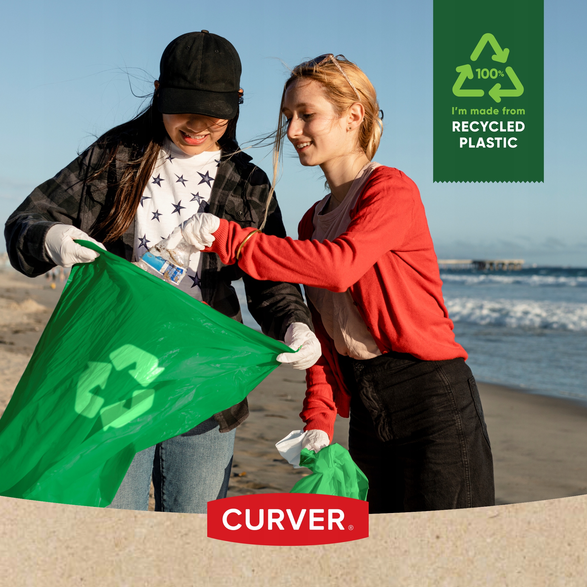 Koszyk na drobiazgi okrągły 2L Curver Jute, kremowy