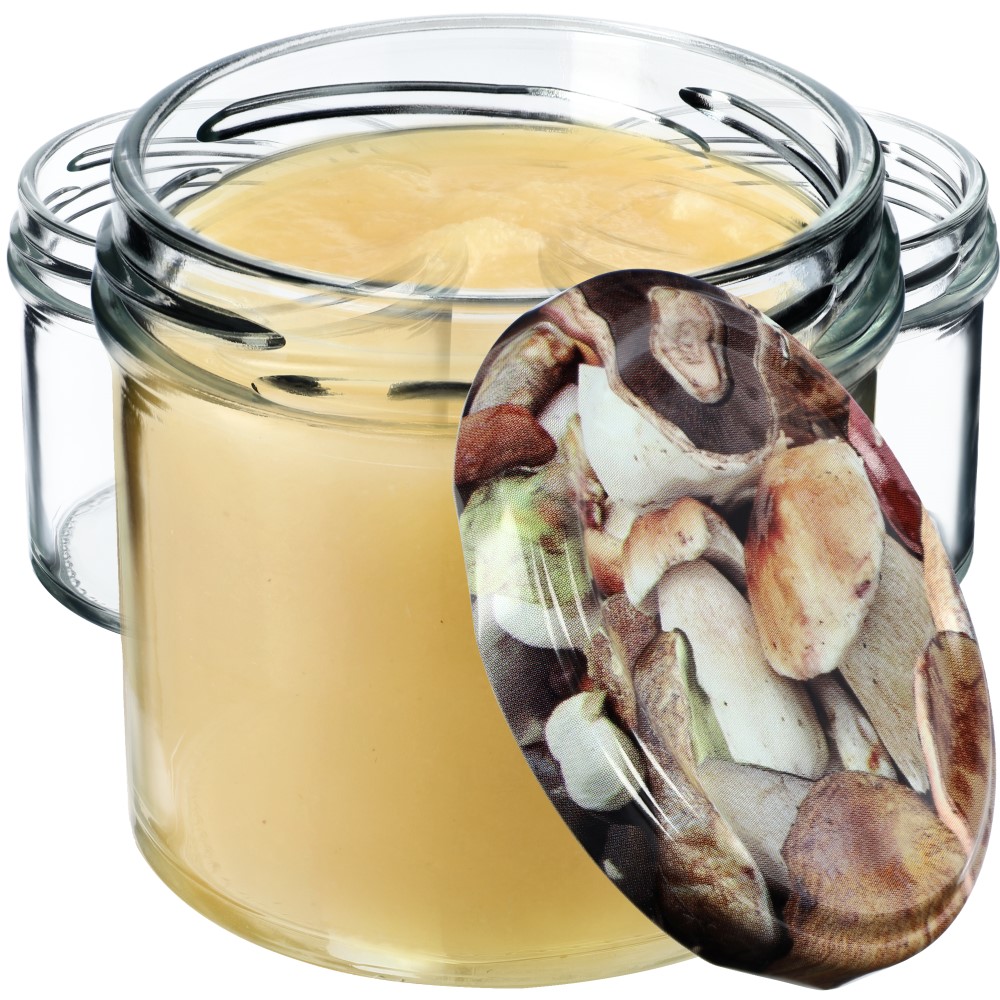 Słoiki Vigo 140ml 10szt 66mm + wieczko "Grzyby"