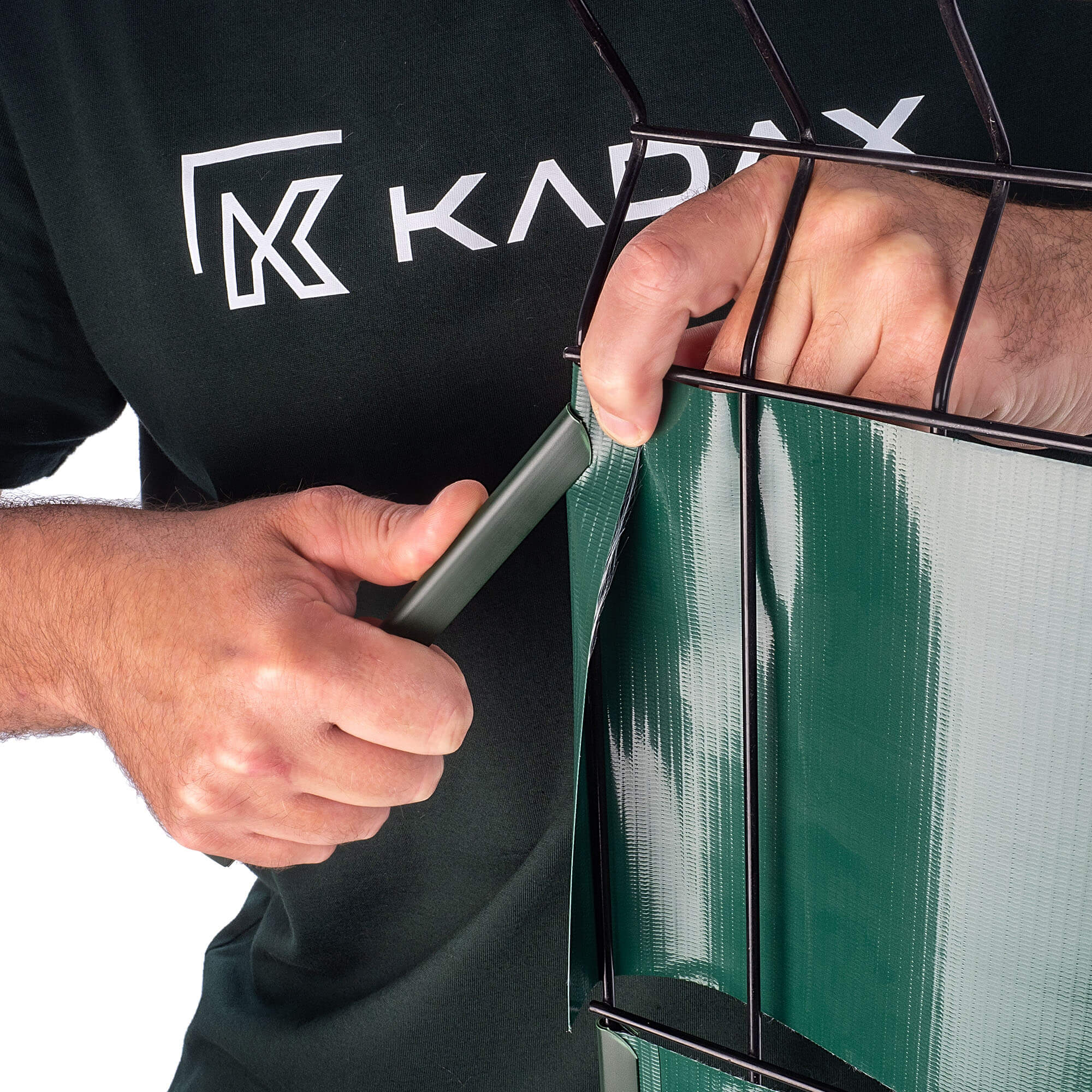 Taśma ogrodzeniowa Langon 19 cm x 35 m zielona