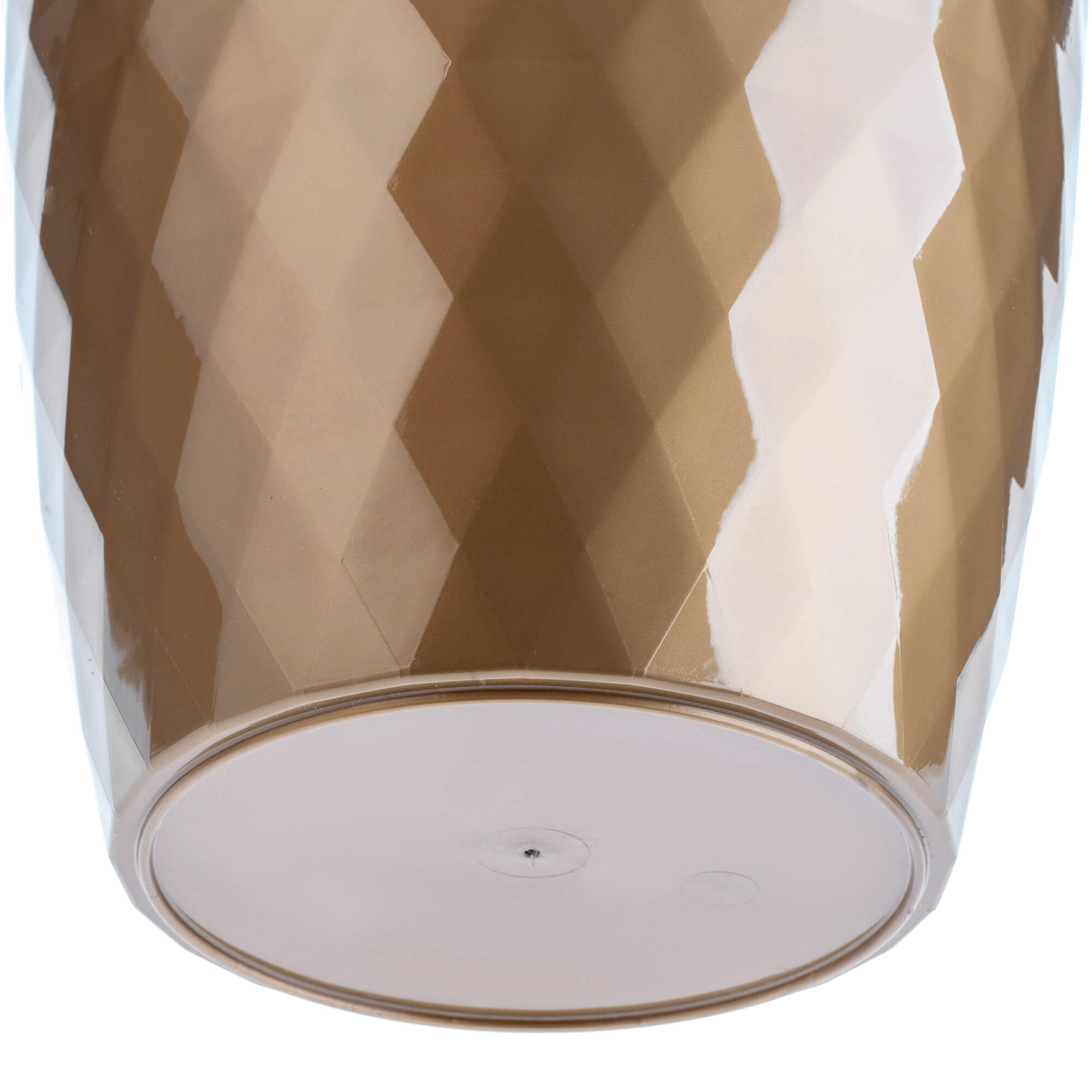 Doniczka na kwiaty z podstawką 25 cm, złota