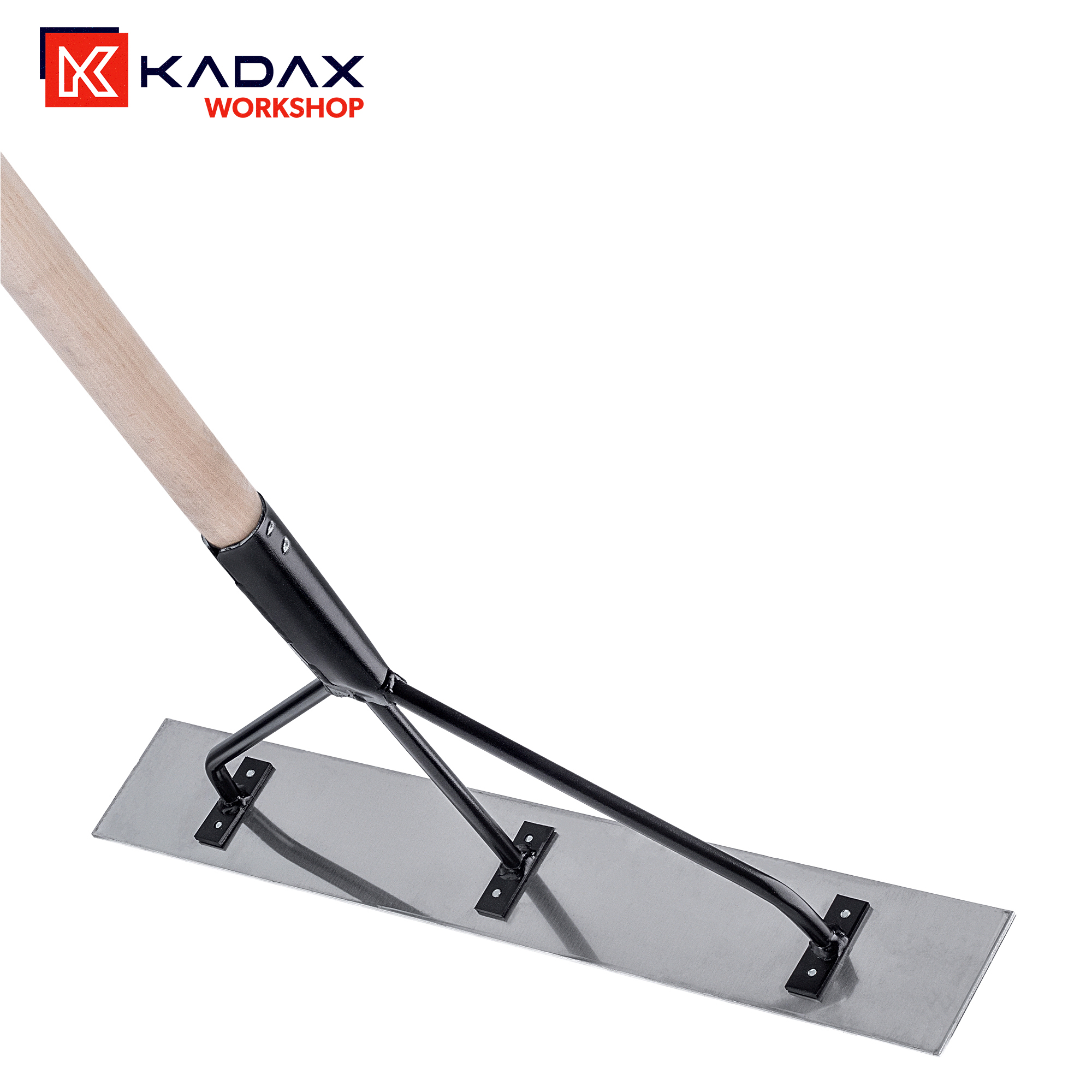 Listwa zgarniająca do betonu Berga aluminiowa z trzonkiem