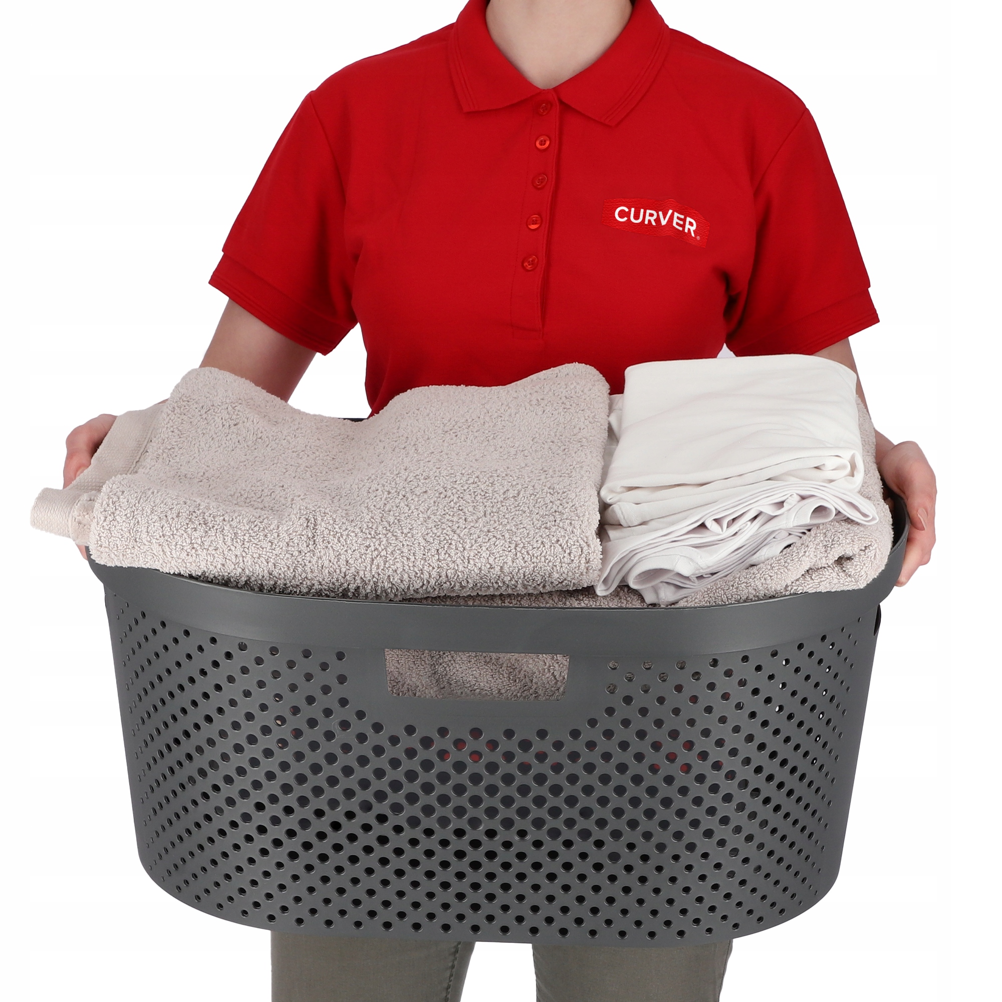 Pojemnik na bieliznę Curver Infinity 40L ciemnoszary