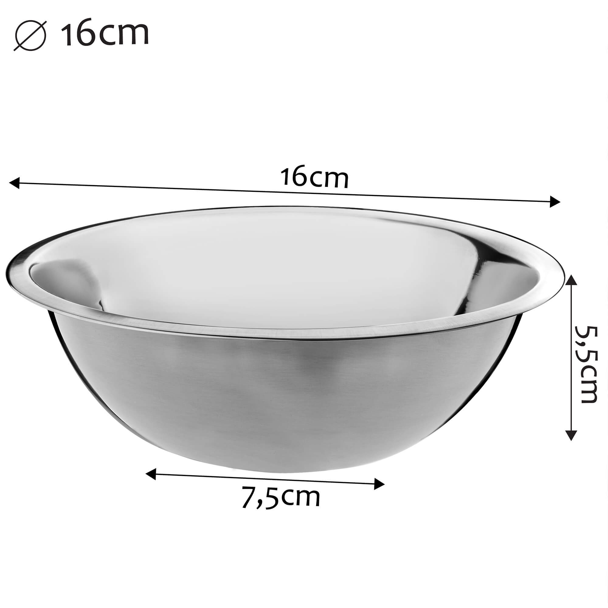 Miska kuchenna nierdzewna Fjus 16 cm