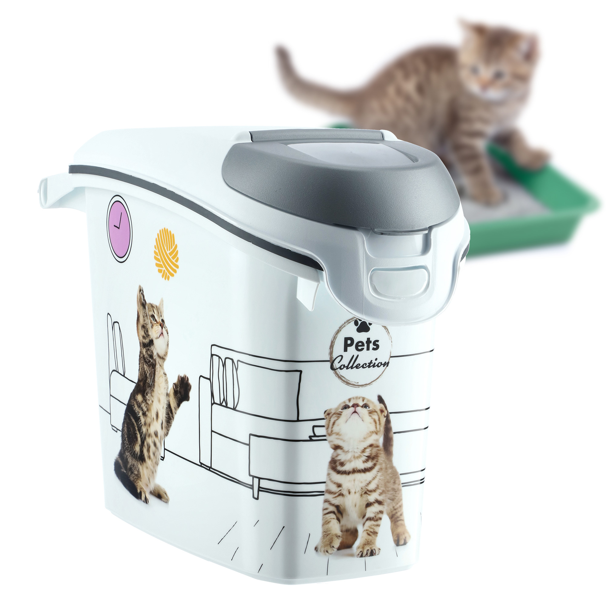 Pojemnik na karmę dla kota Curver Pet Life 15L