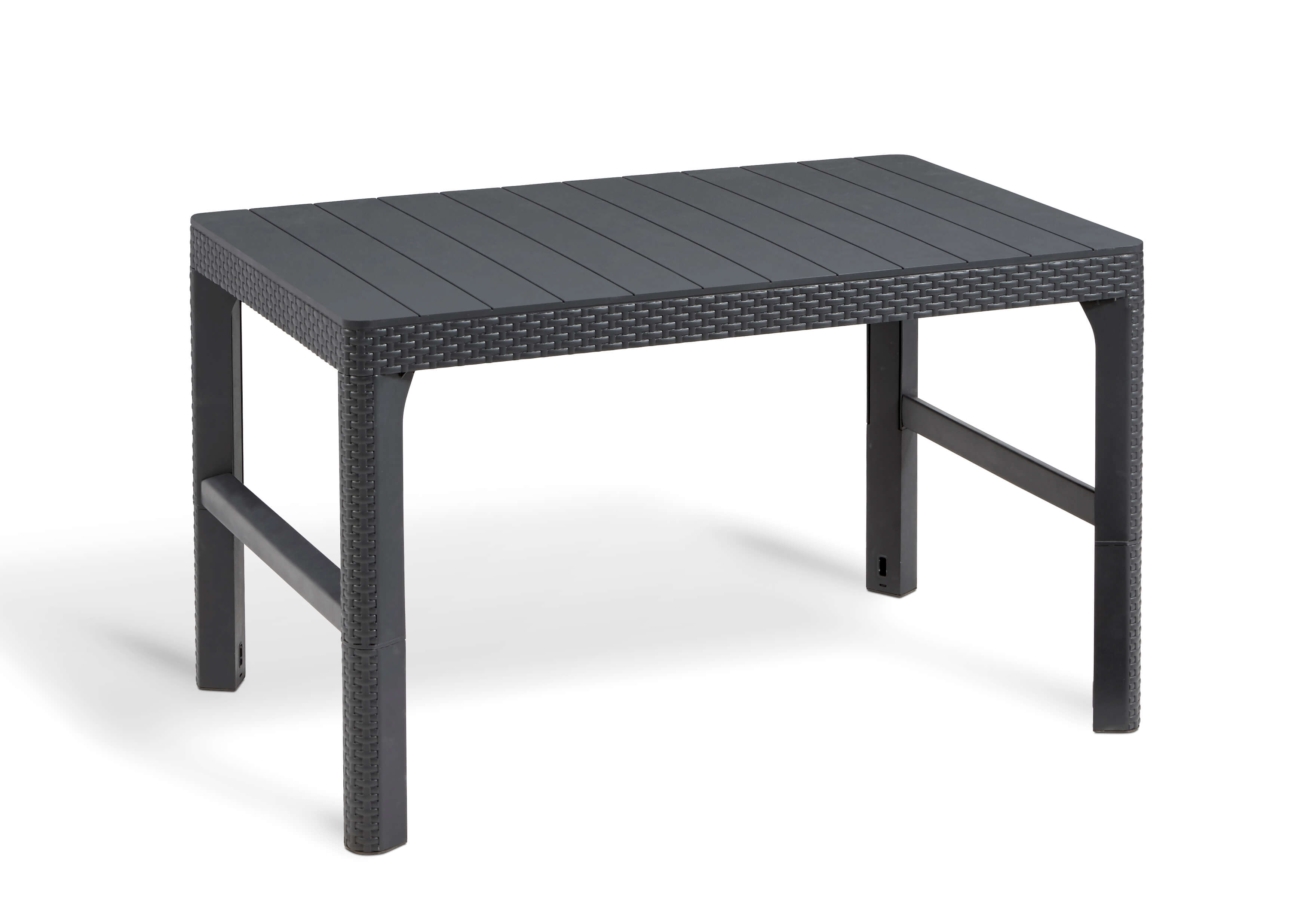 Stolik ogrodowy 2w1 Keter Lyon 116 x 66 cm, grafit
