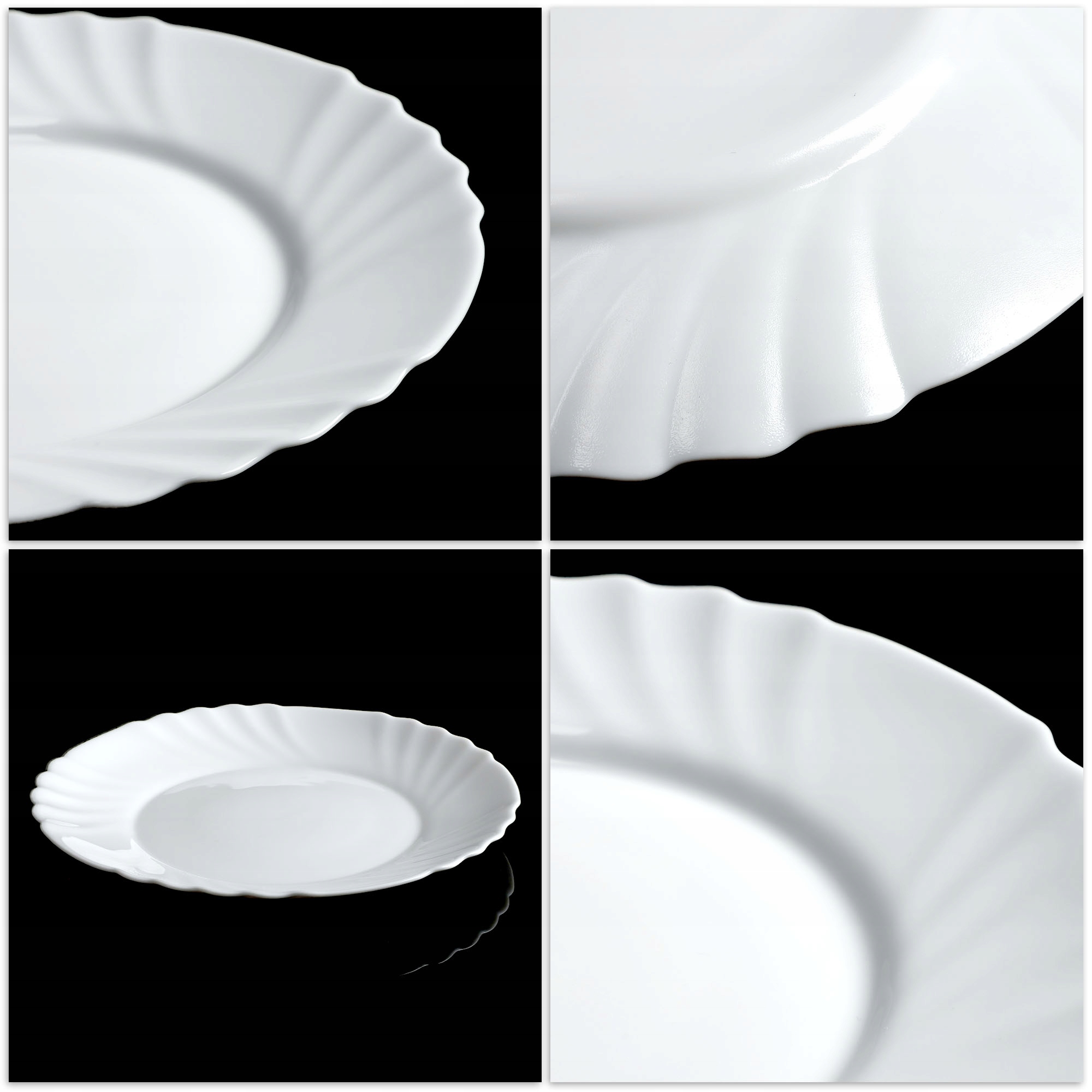 Talerz płaski obiadowy 25 cm, 1 szt.