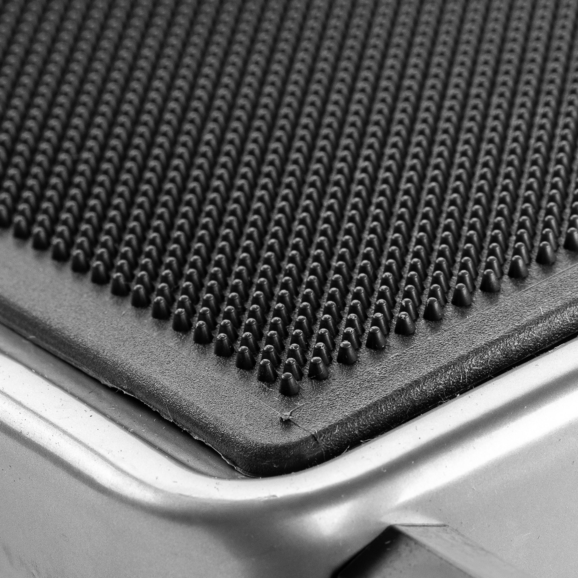 Drabinka aluminiowa Borne 2 stopnie, srebrna