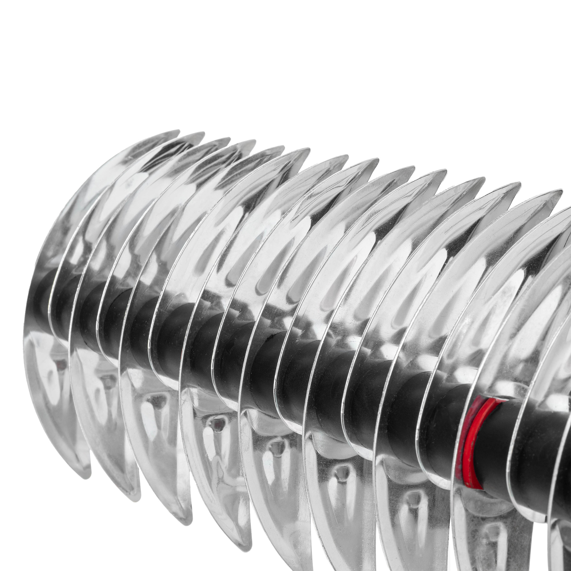 Aerator dwustronny Strand 36 x 14 cm, srebrny