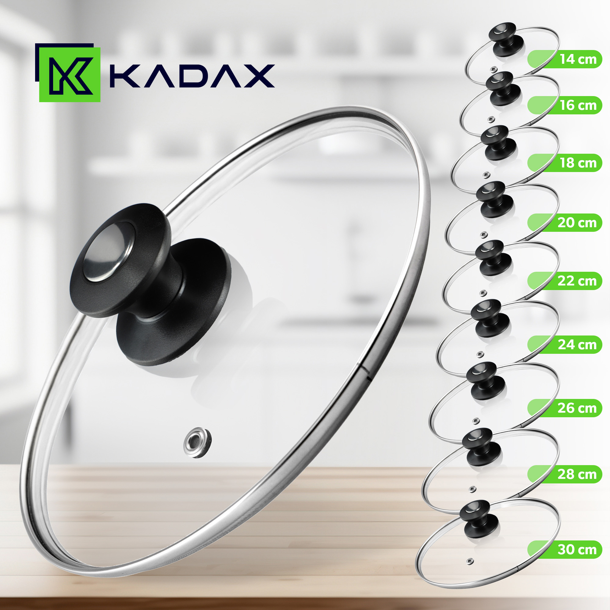 Zestaw pokryw żaroodpornych Barletta 22,26,30 cm