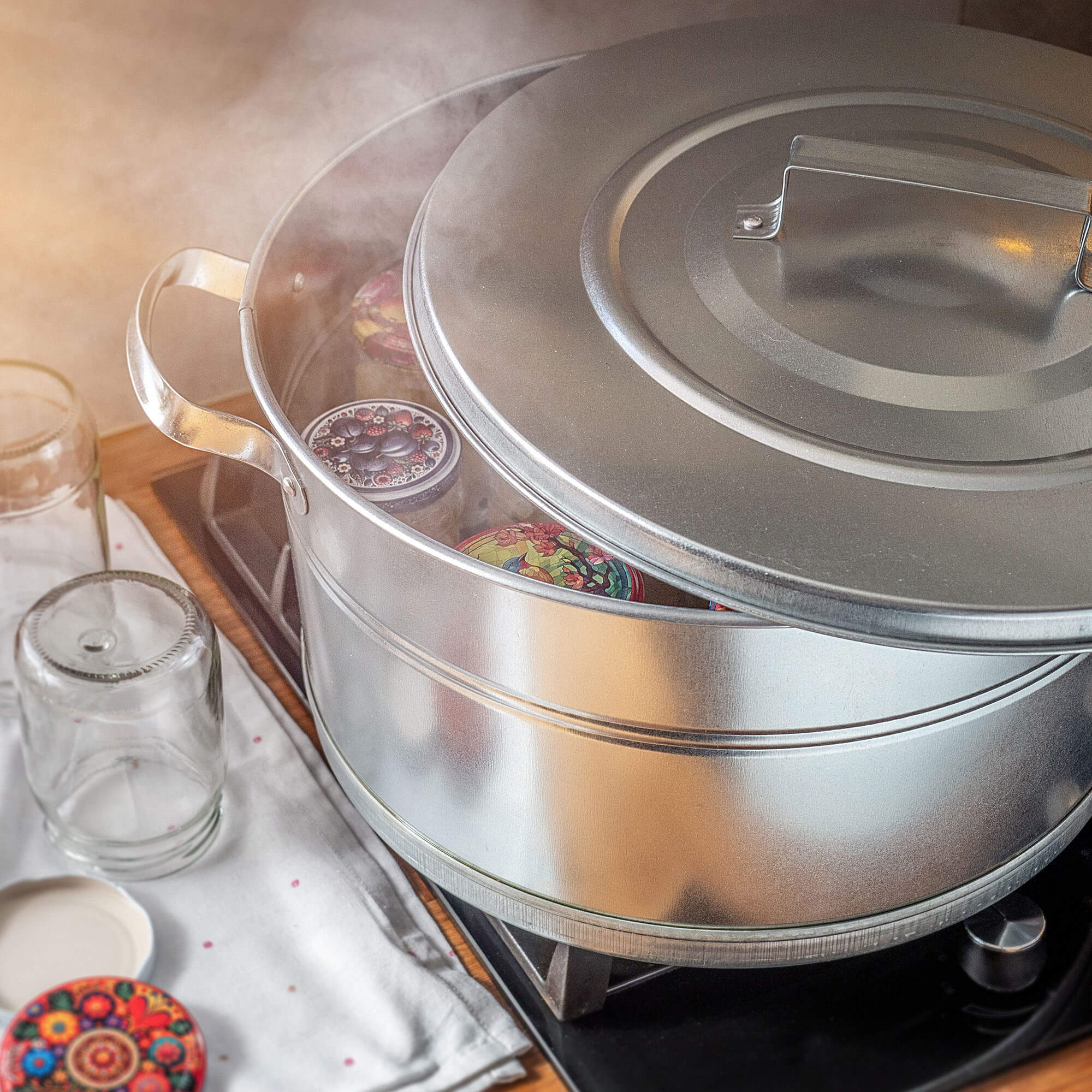 Garnek stalowy do pasteryzacji Morro 20L