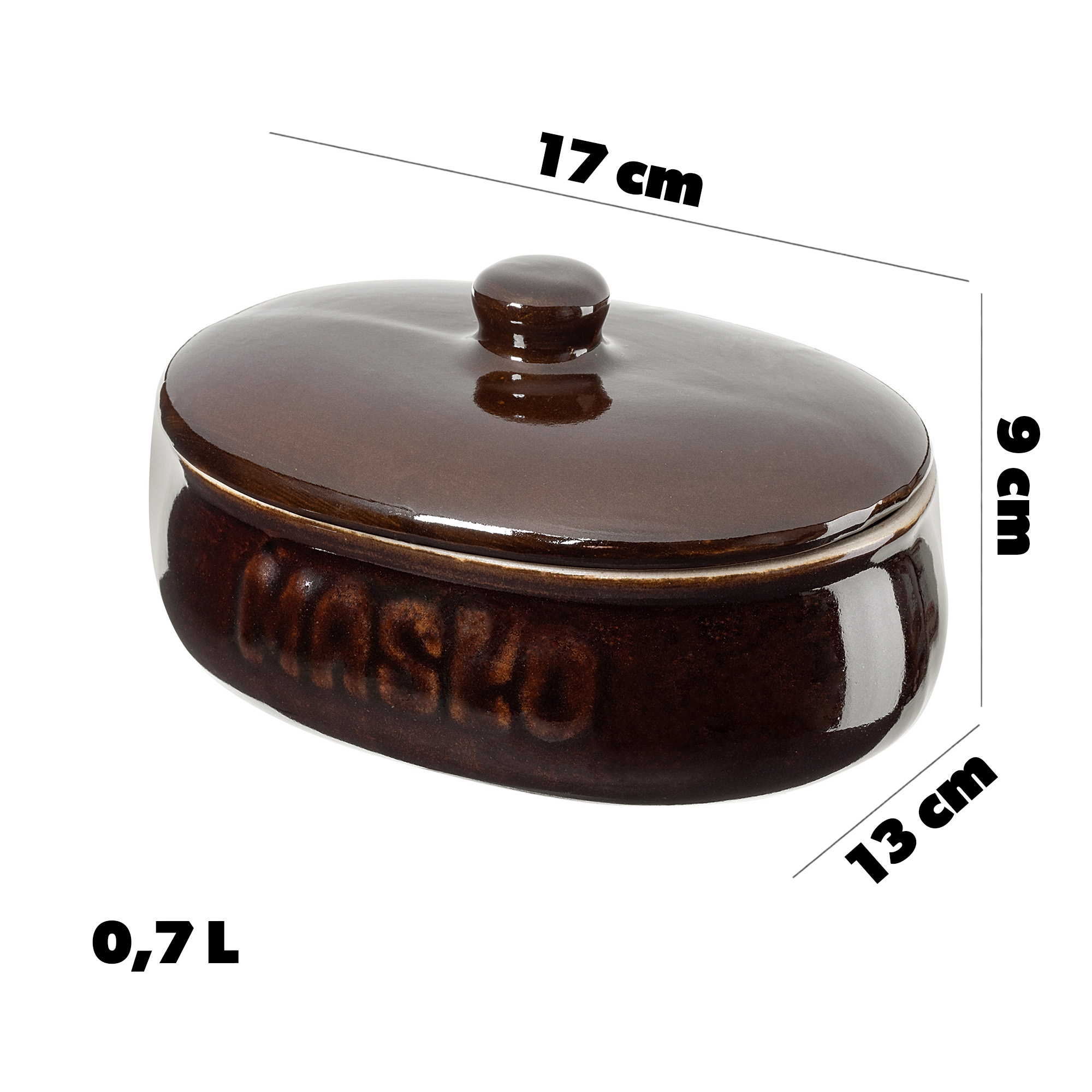 Maselniczka kamionkowa Olympia 0,7L