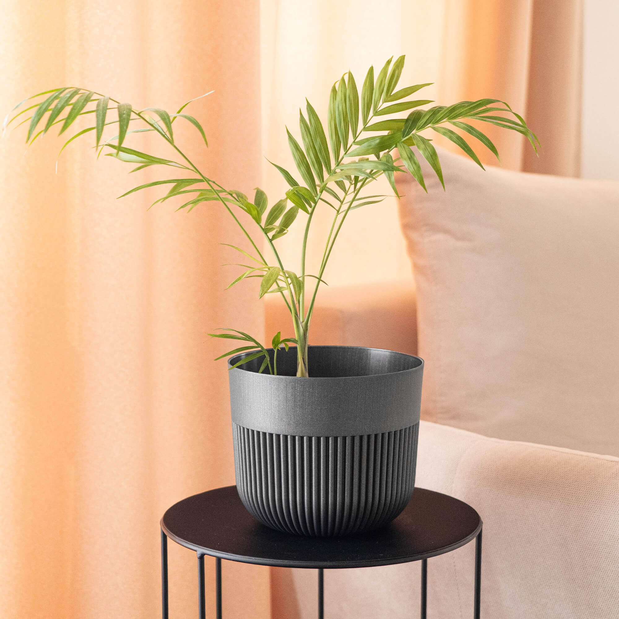 Doniczka osłonka Ornon 15 cm grafit