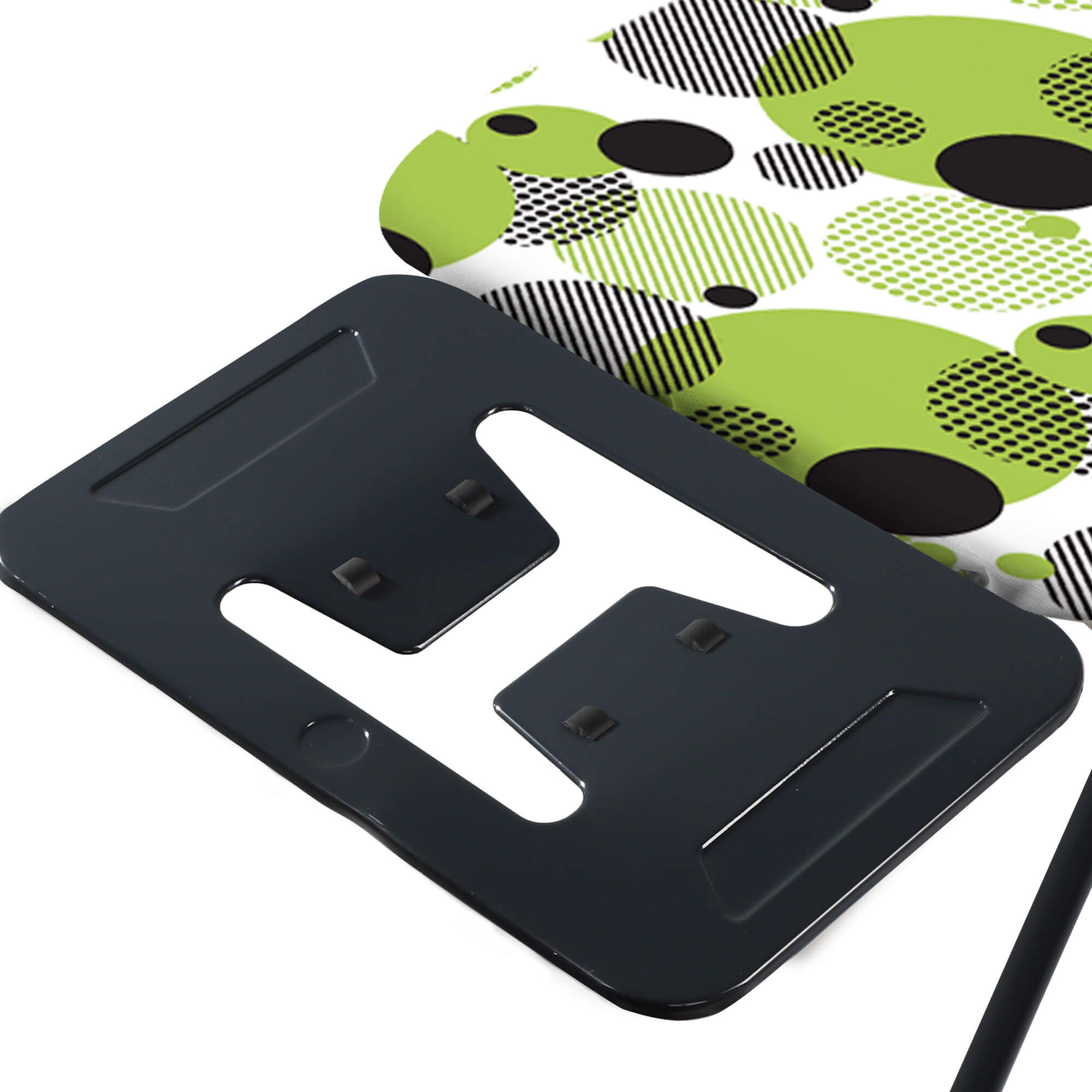 Deska do prasowania Rianico 130 x 34 cm, zielono-czarne koła