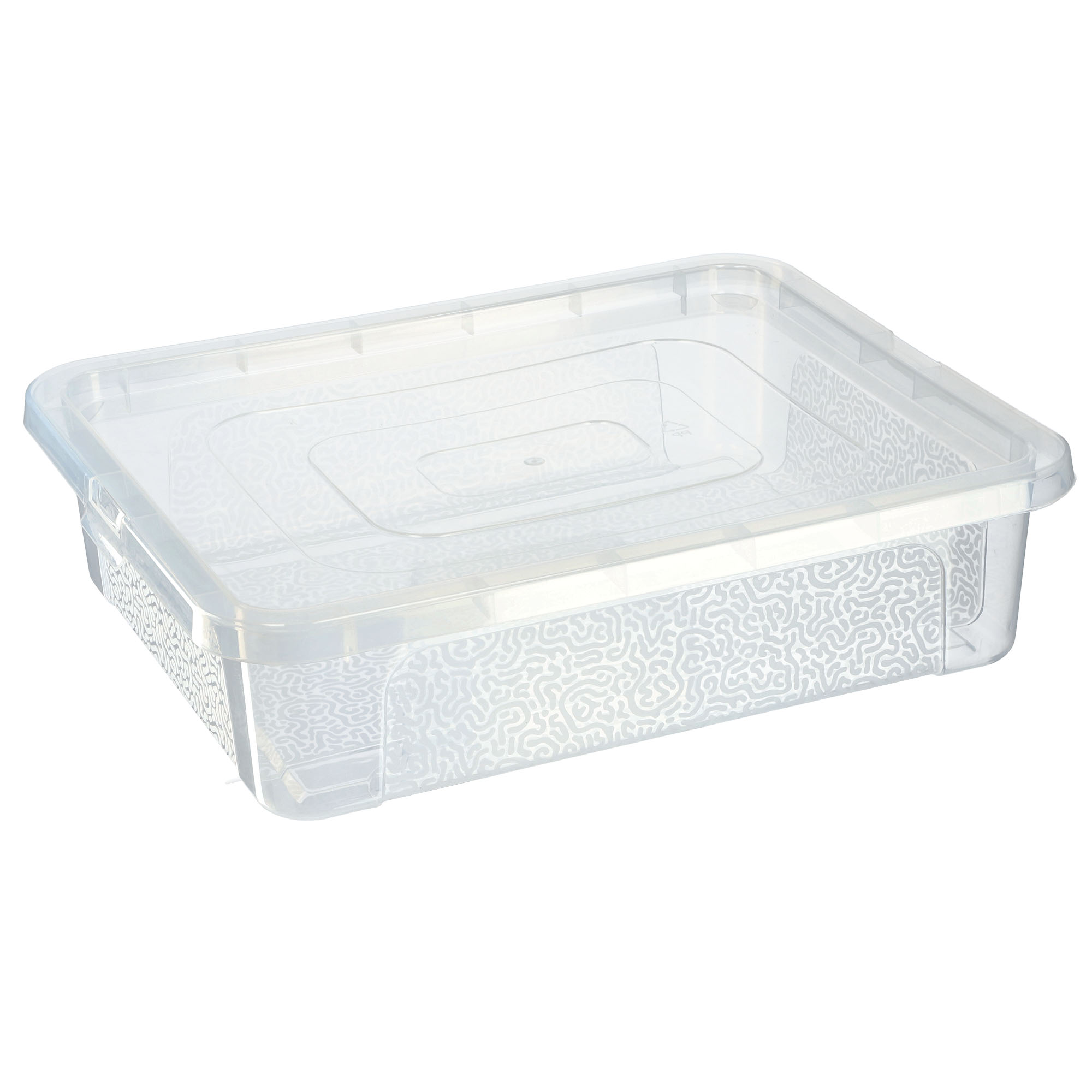 Pojemnik z pokrywką do przechowywania Dozza 10L bezbarwny