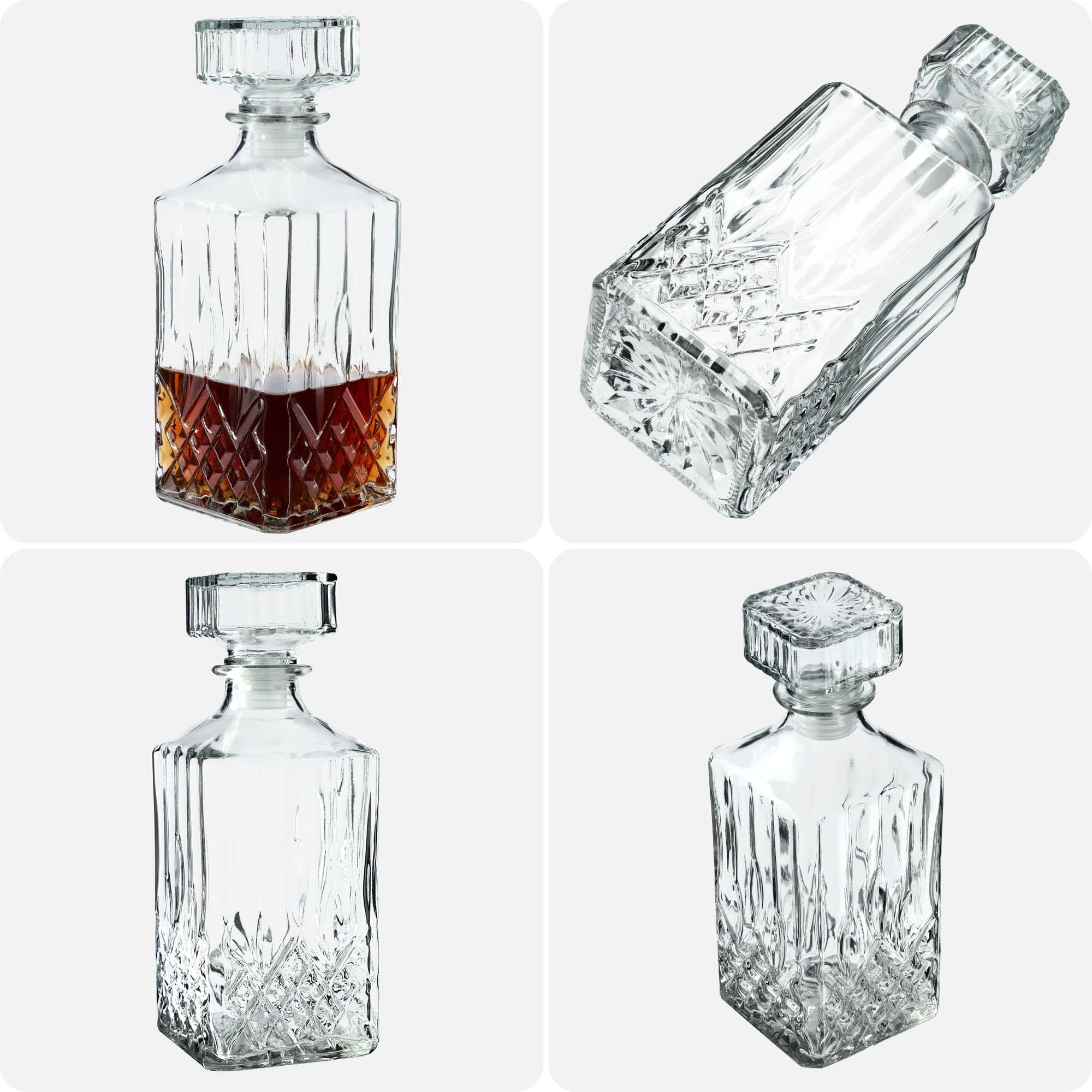 Karafka do whisky Savona, pakiet 6 szt