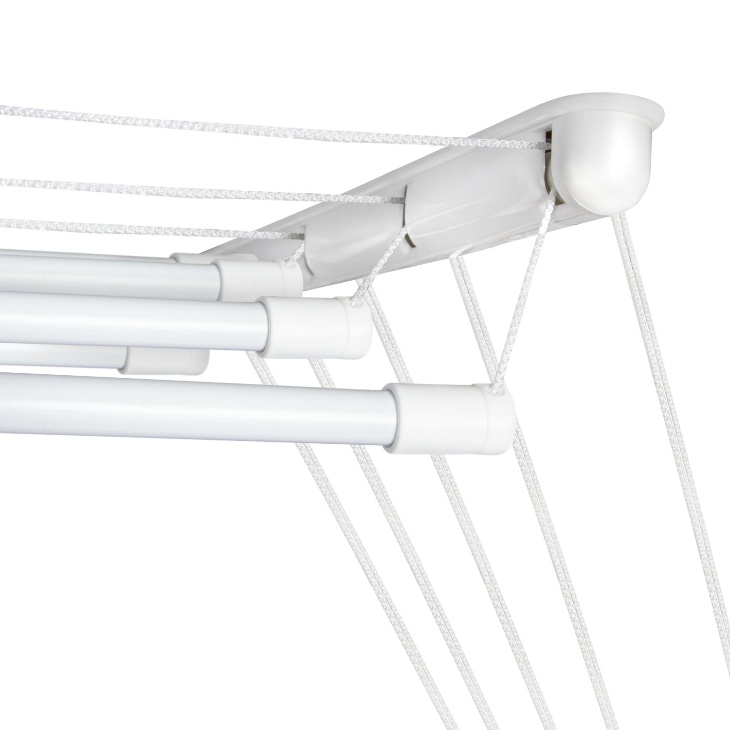 Suszarka sufitowa na pranie Melun 160 cm 5 prętów biała