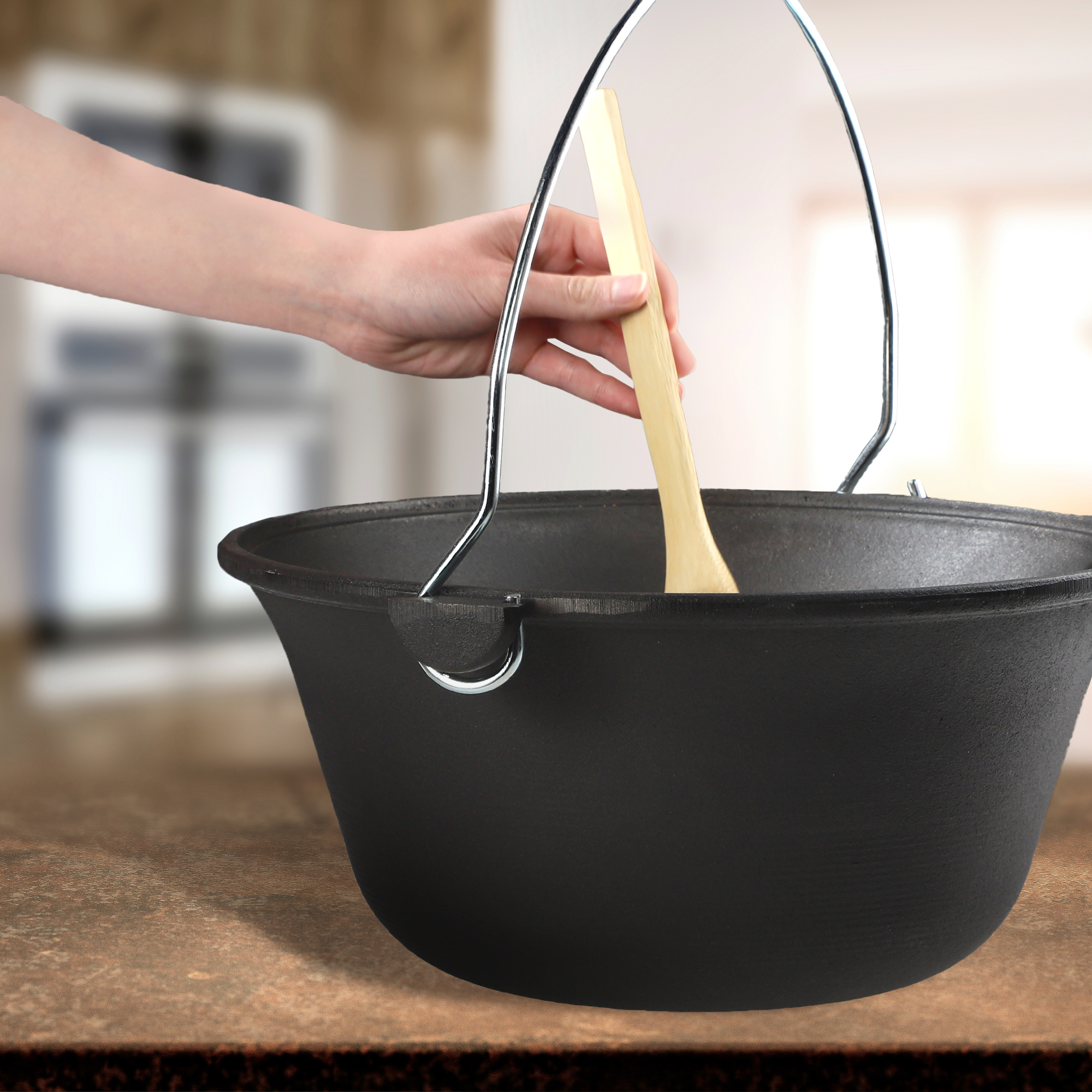 Kociołek węgierski Elst 9L, czarny