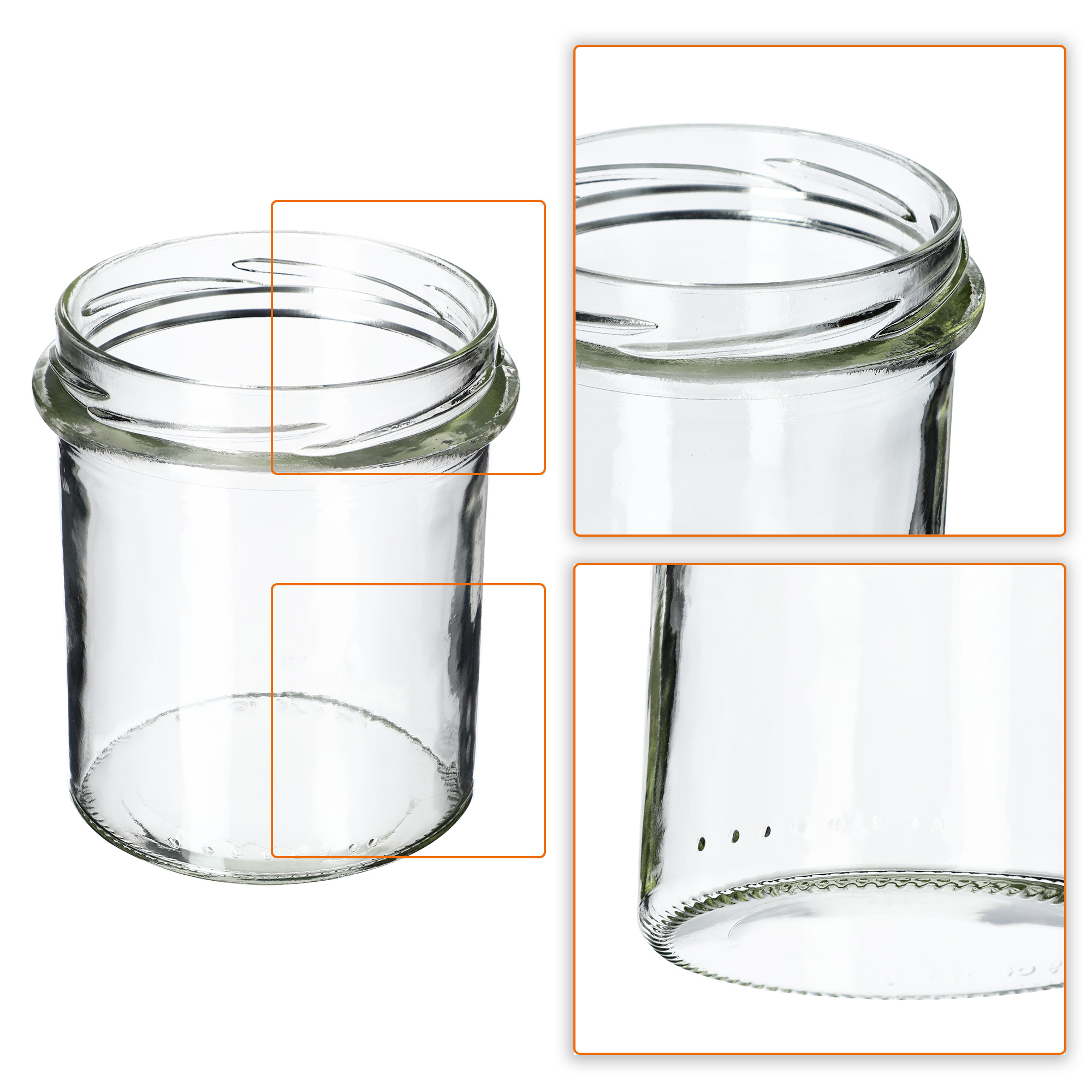 Słoiki na przetwory Avila 350ml 100szt 82mm + wieczka "Mix warzyw"