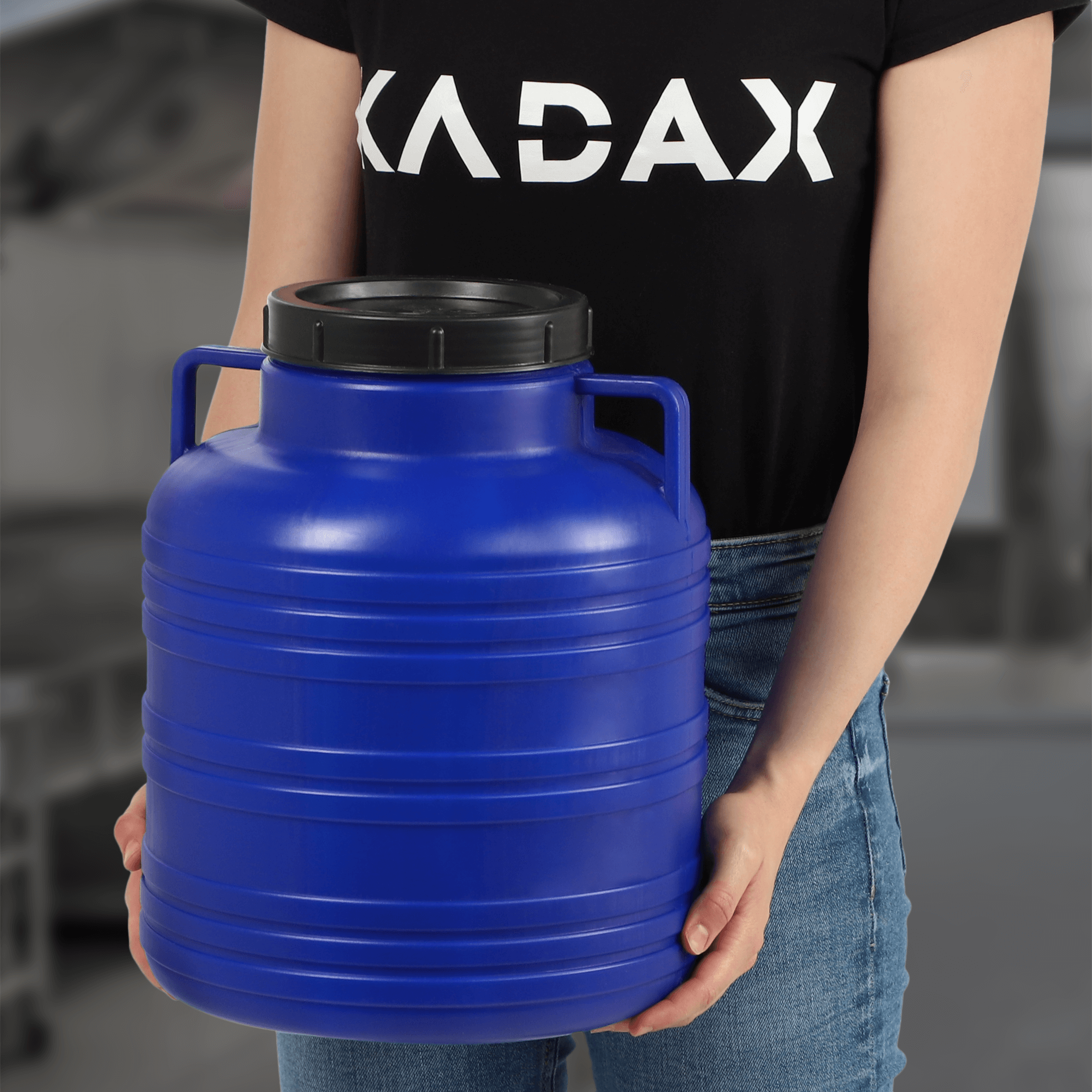 Plastikowa beczka do kiszenia Odda 20L, niebieska