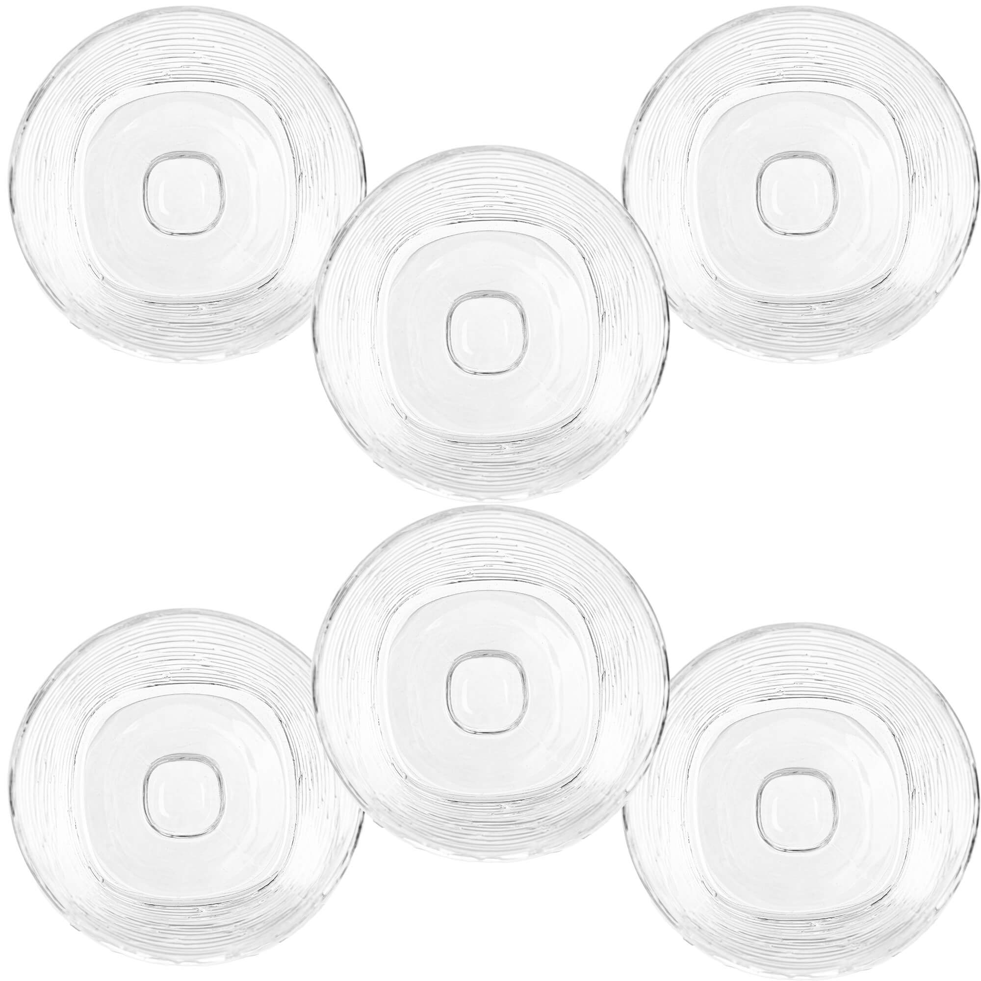 Pucharek do lodów Torza 290ml na nóżce wzór kora 6 szt.