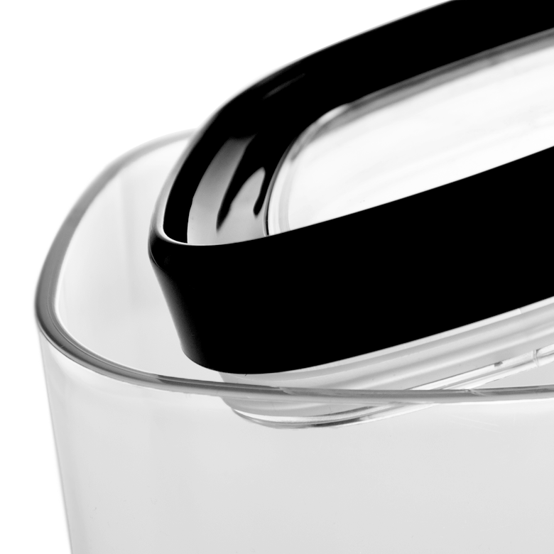 Pojemnik kwadratowy Duna 1L, czarny