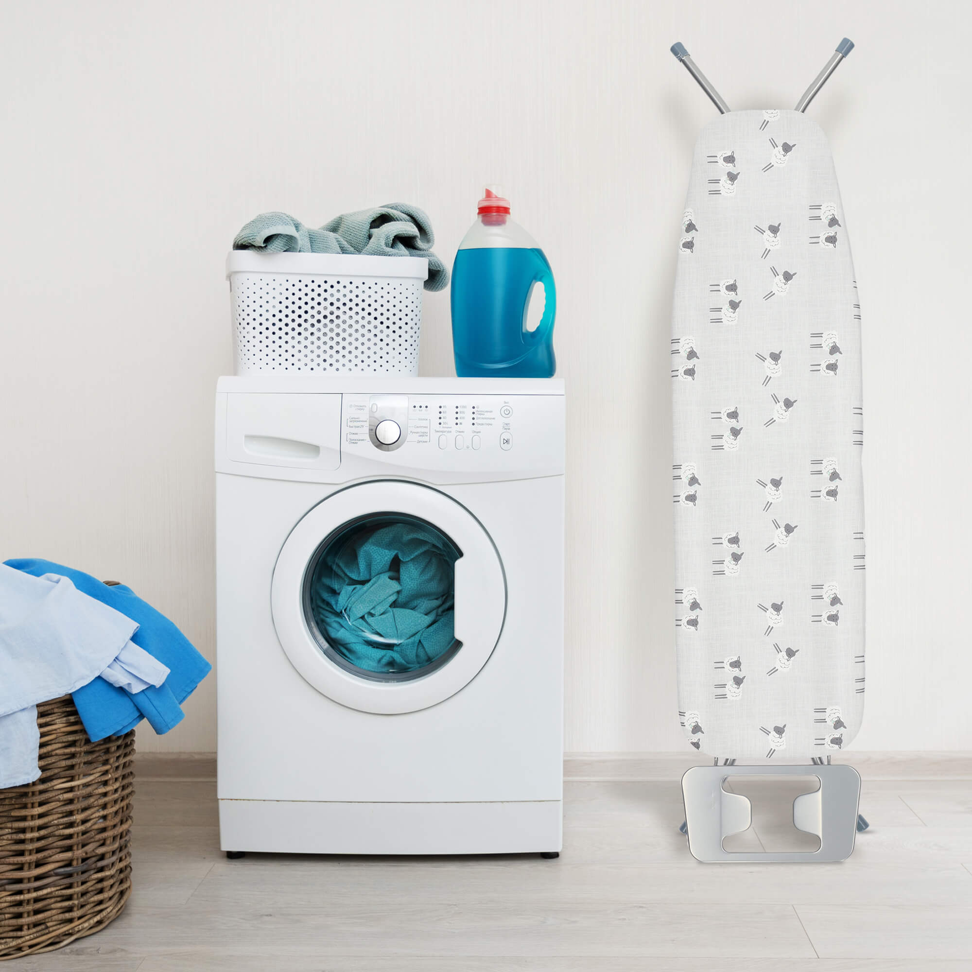 Deska do prasowania Tasjo 110 x 30, owce