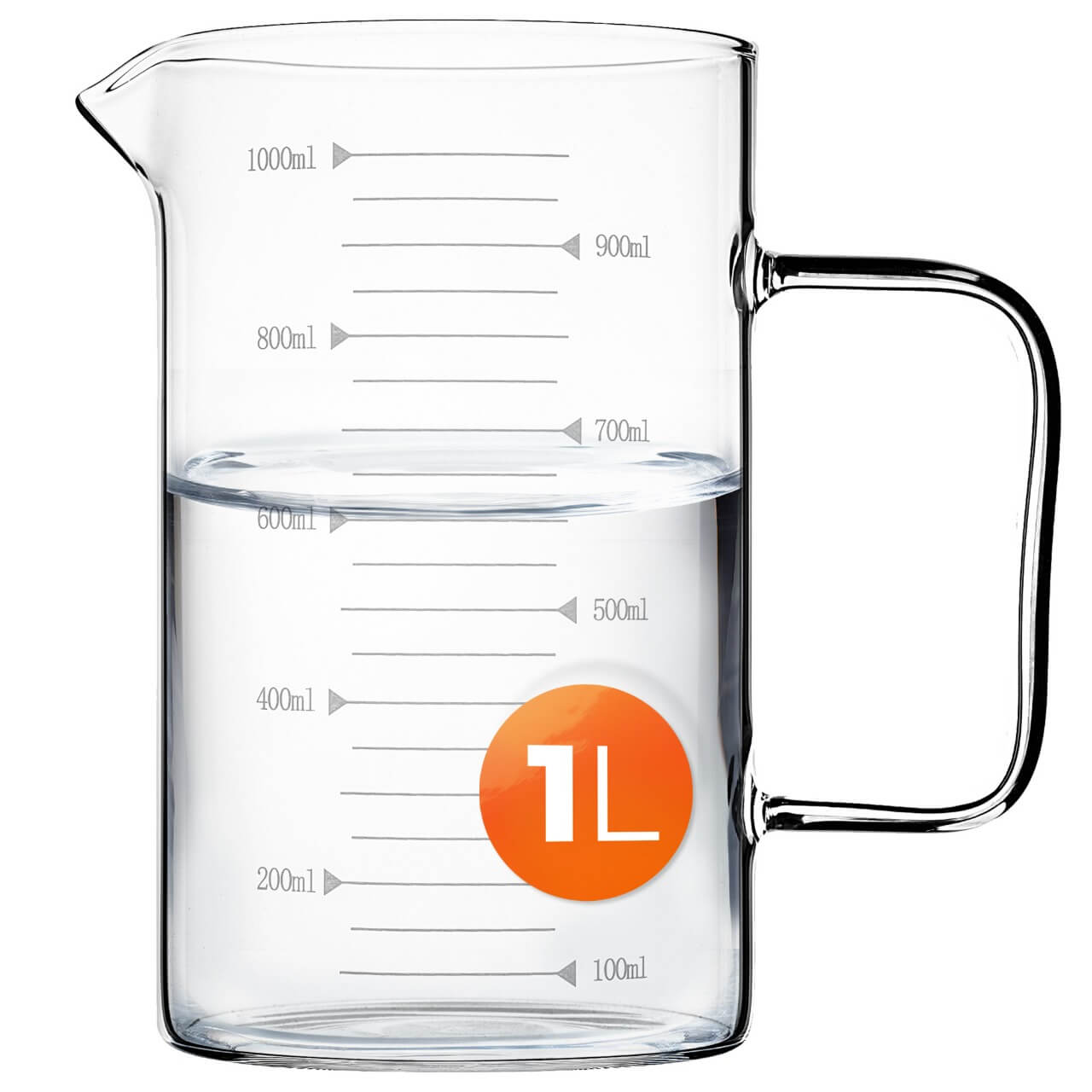 Szklany dzbanek z miarką Corato 1000 ml