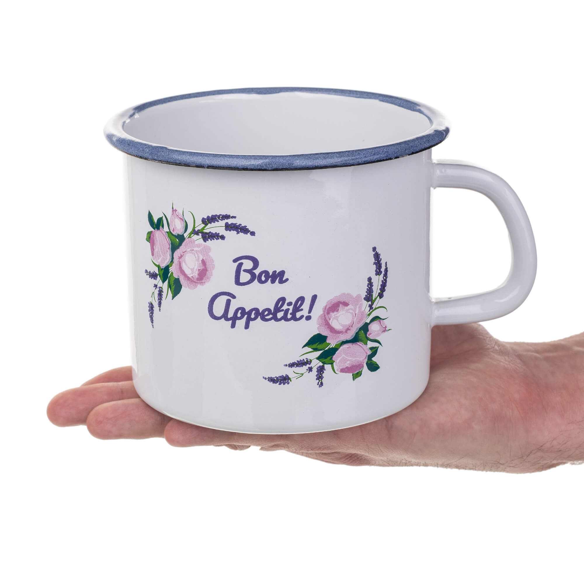 Kubek emaliowany Scerni 1150 ml biały