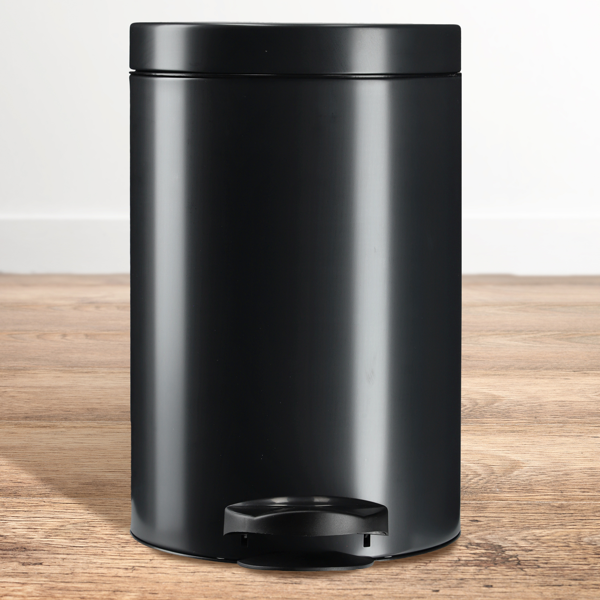 Stalowy kosz na śmieci Melfi 14L, czarny