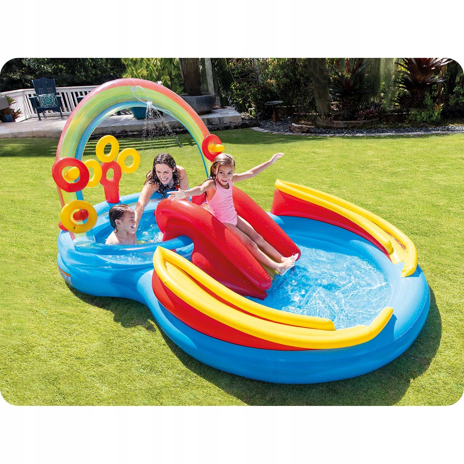 Dmuchany plac zabaw tęcza Intex 57453